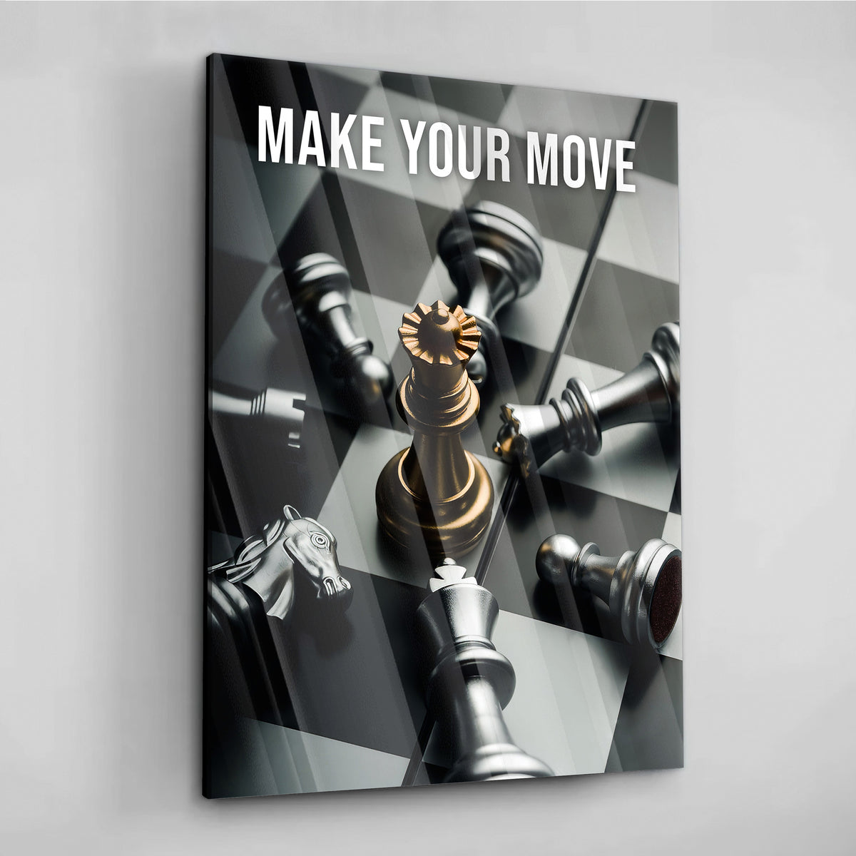 Chess King - Alu Acrylglas