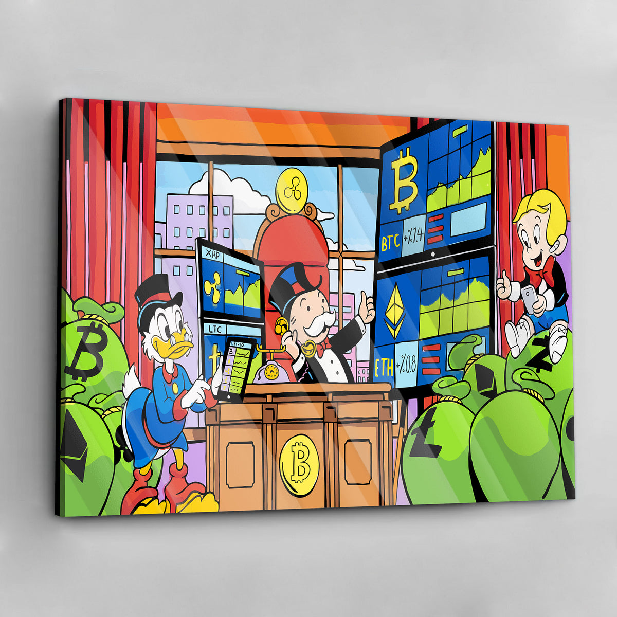 #investtalks - aluminum acrylic glass