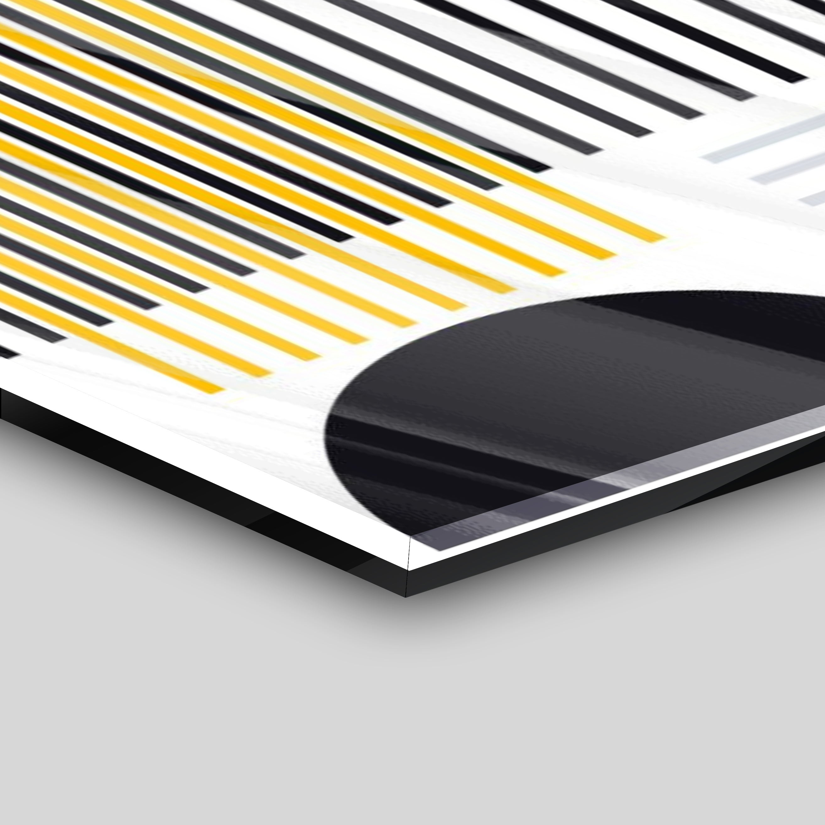 Black Vertical Contrast - Leinwandbild