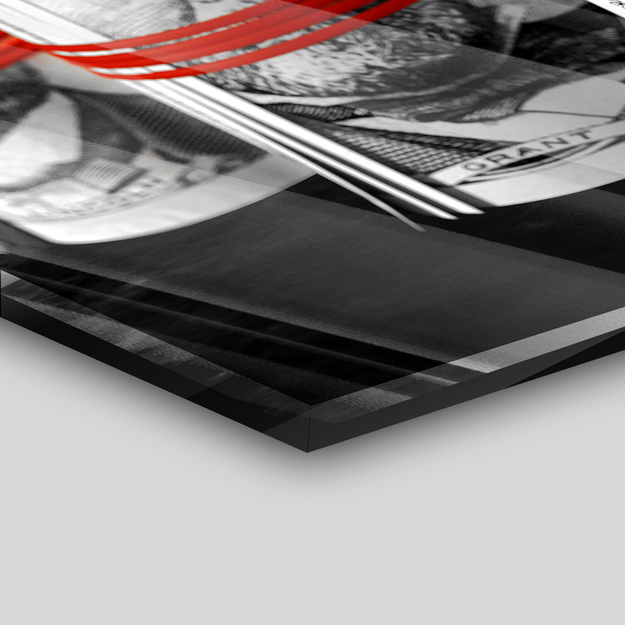 Dollar Stacks - Alu Acrylglas