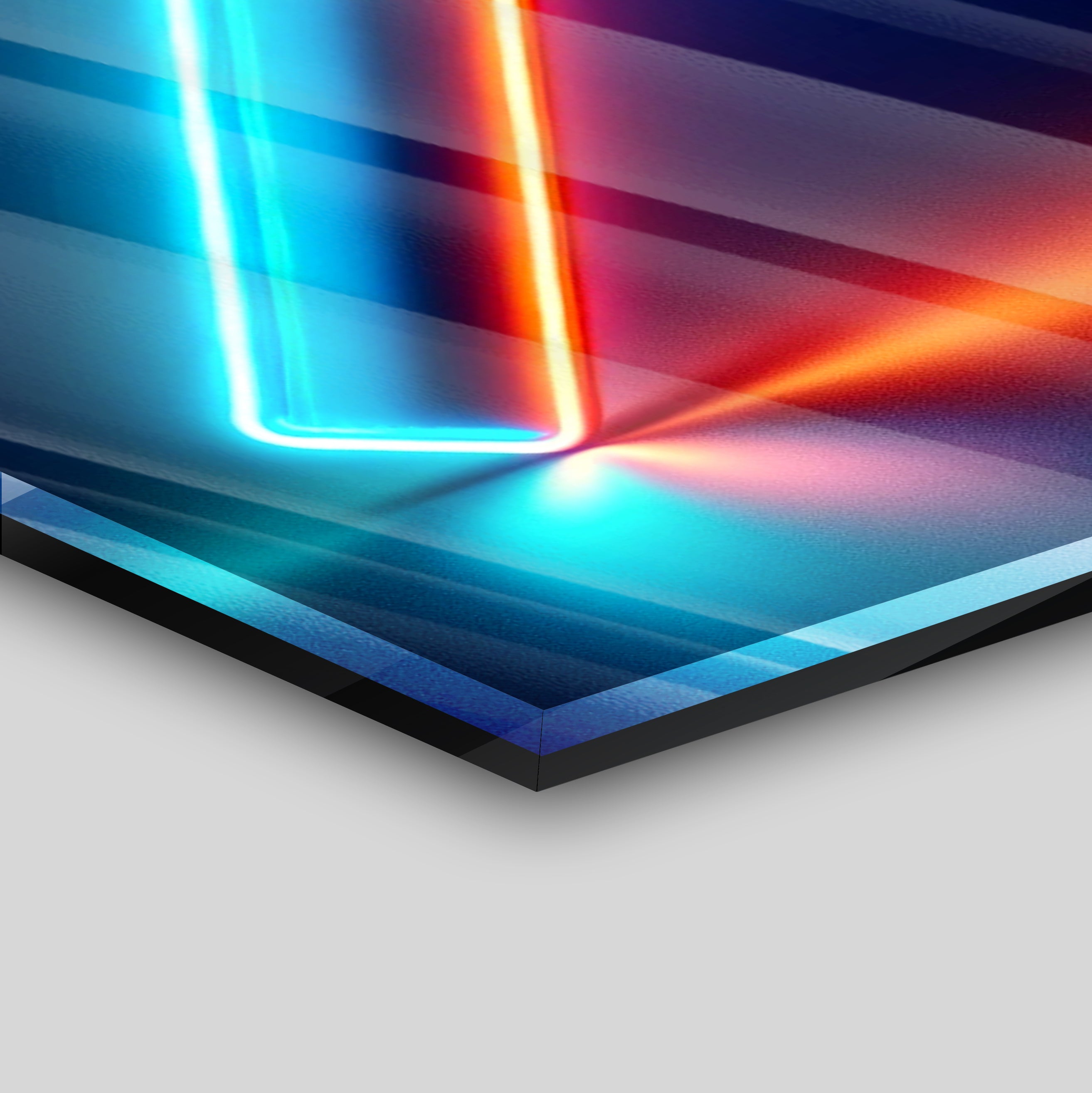 Glowing Cigarette - Alu Acrylglas