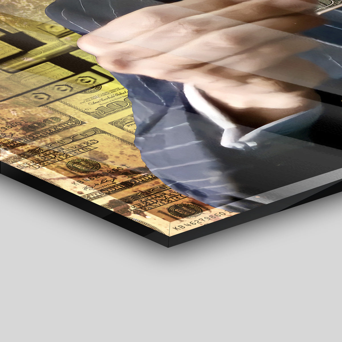 Belfort Money - aluminum acrylic glass