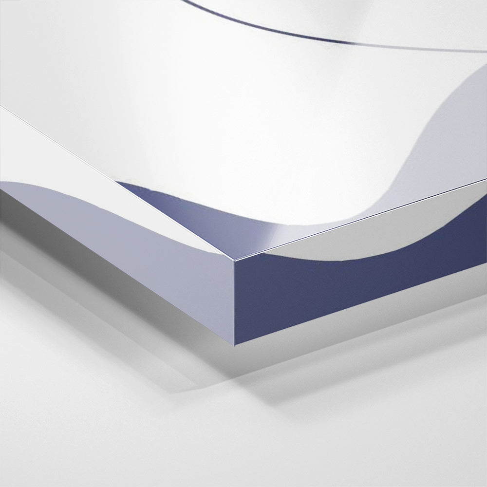 White Nature's Curve - Acrylglas