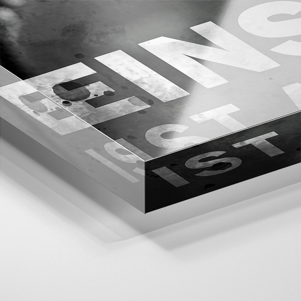 Small Cat, Big Dreams - acrylic glass