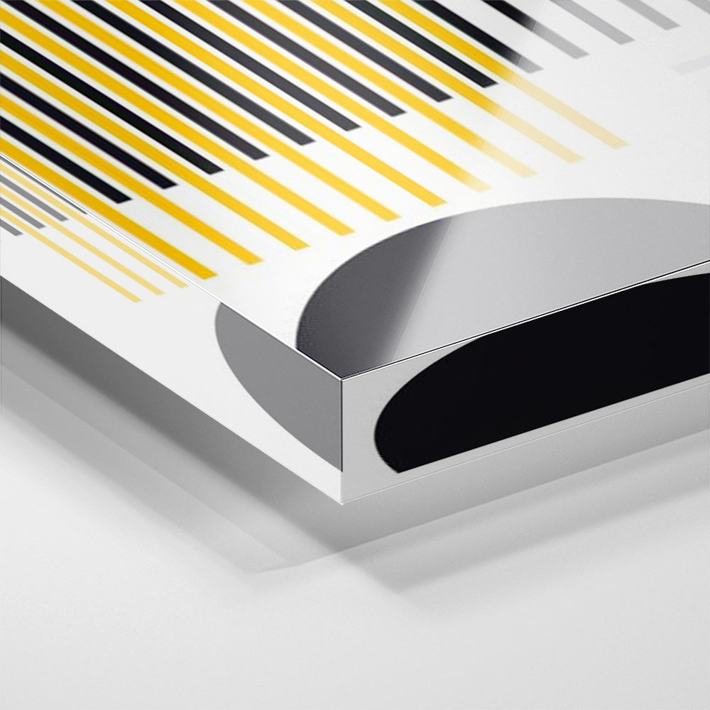 Black Vertical Contrast - Leinwandbild