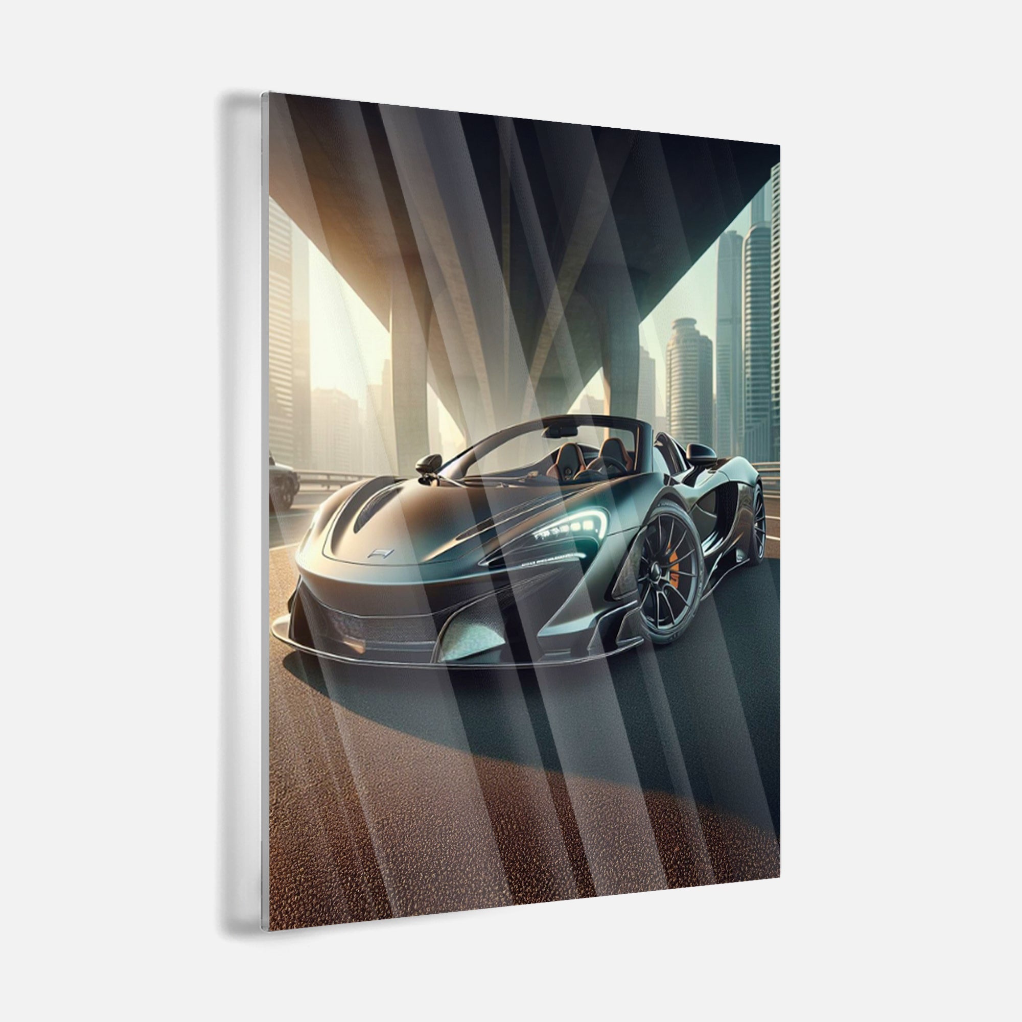 Sunset McLaren - Leinwandbild