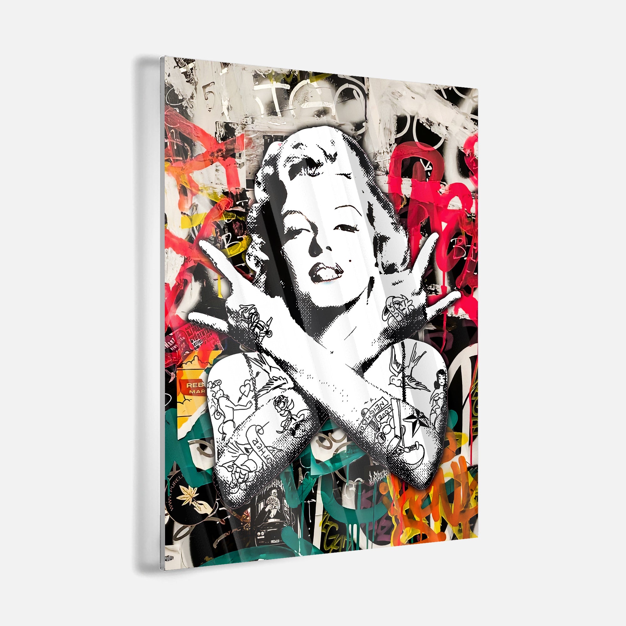 The Human Stringbean - acrylic glass