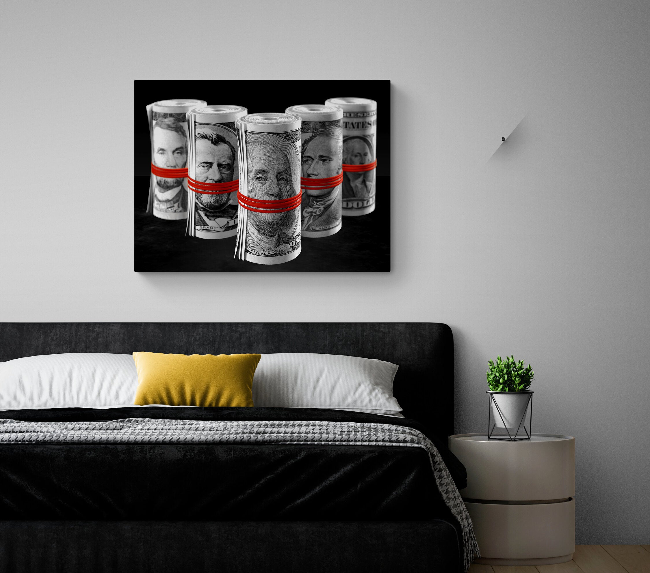 Dollar Stacks - acrylic glass