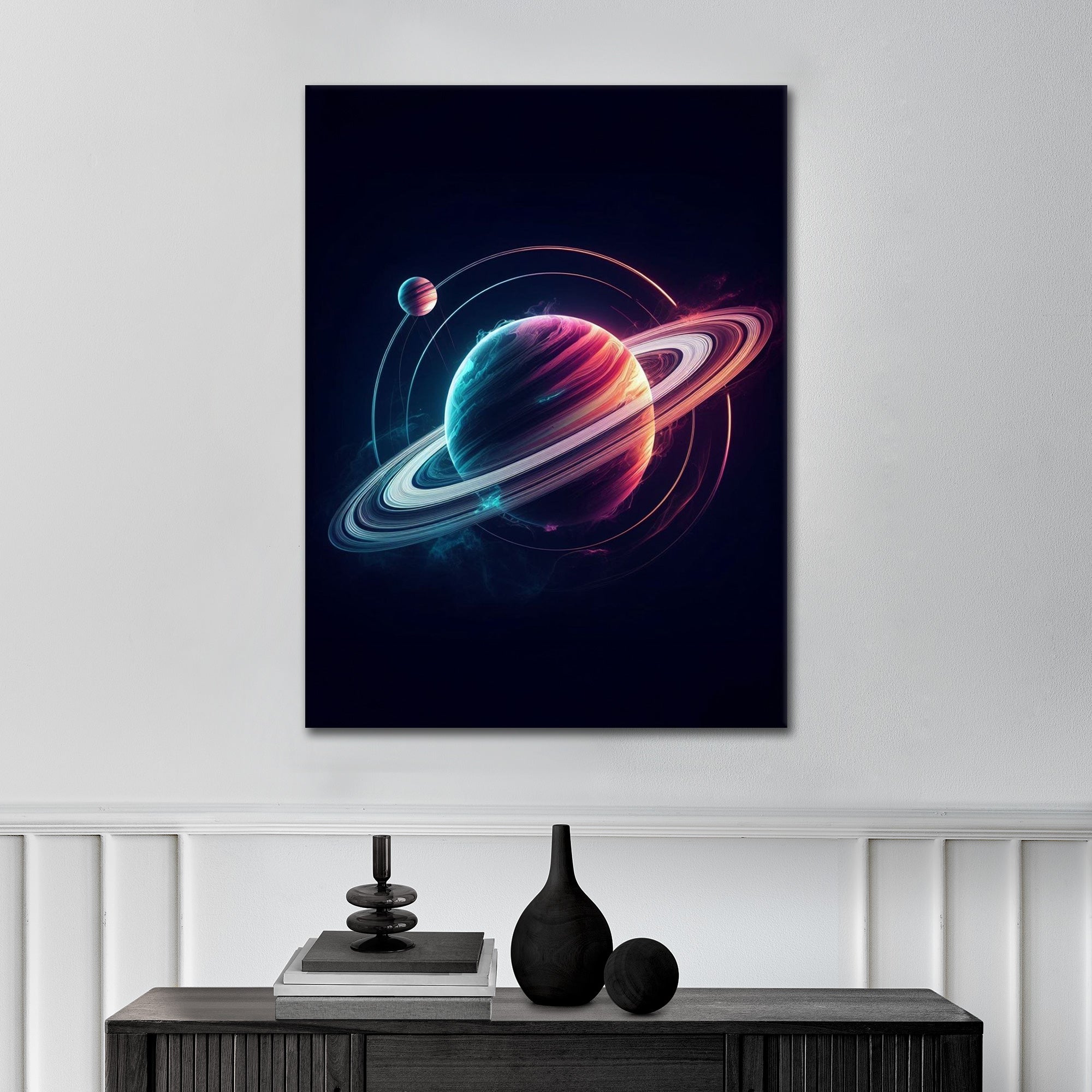 Saturn Galactic Rings - Poster