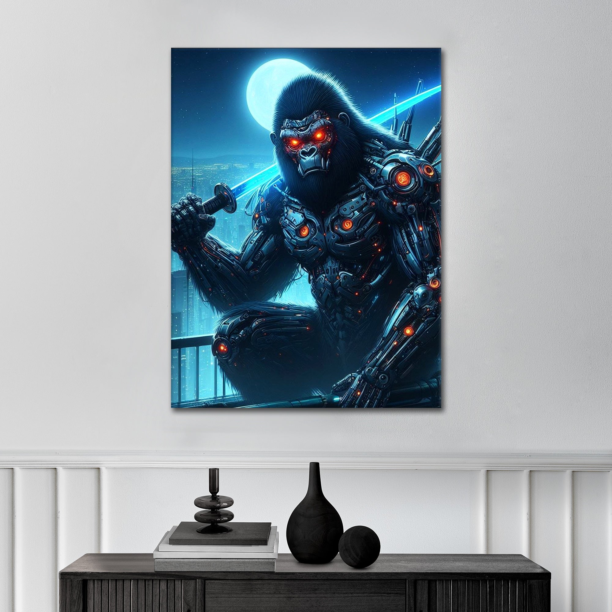 Mech Gorilla - Leinwandbild