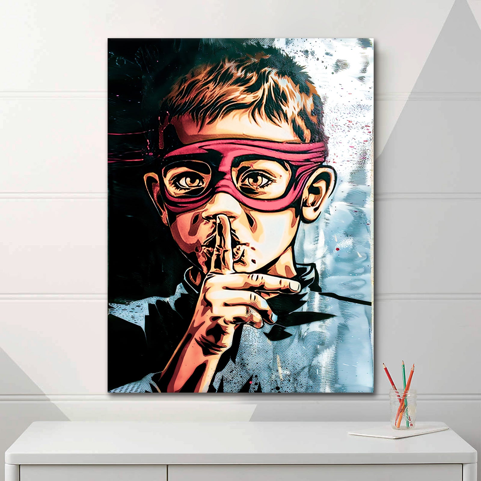 Hush Little Hero - acrylic glass