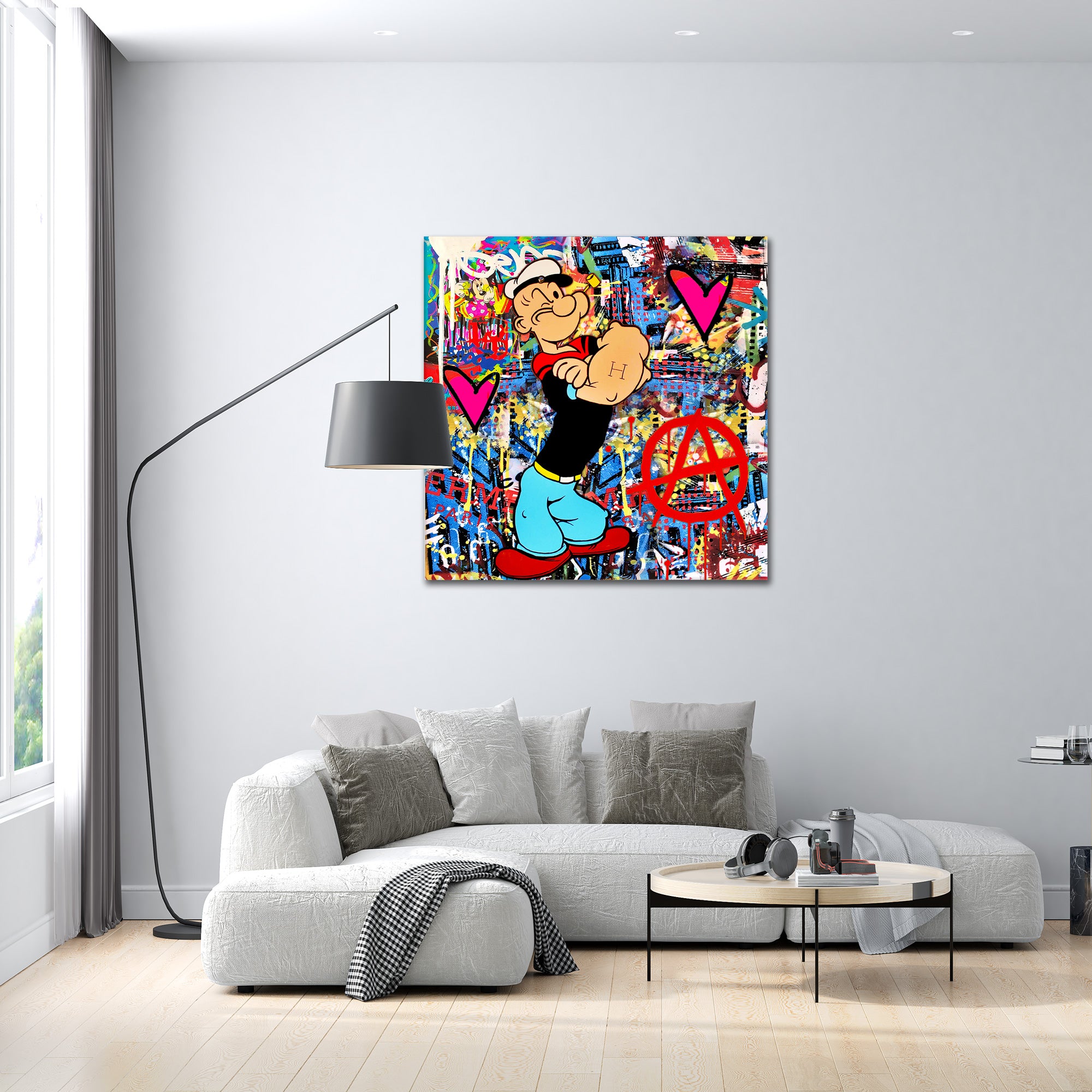 Popeye Anarchy - acrylic glass