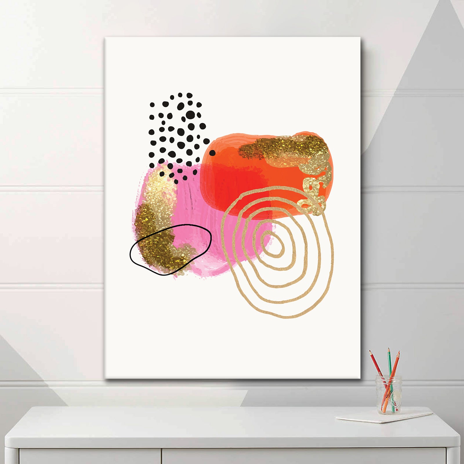 Golden Rouge - Acrylglas