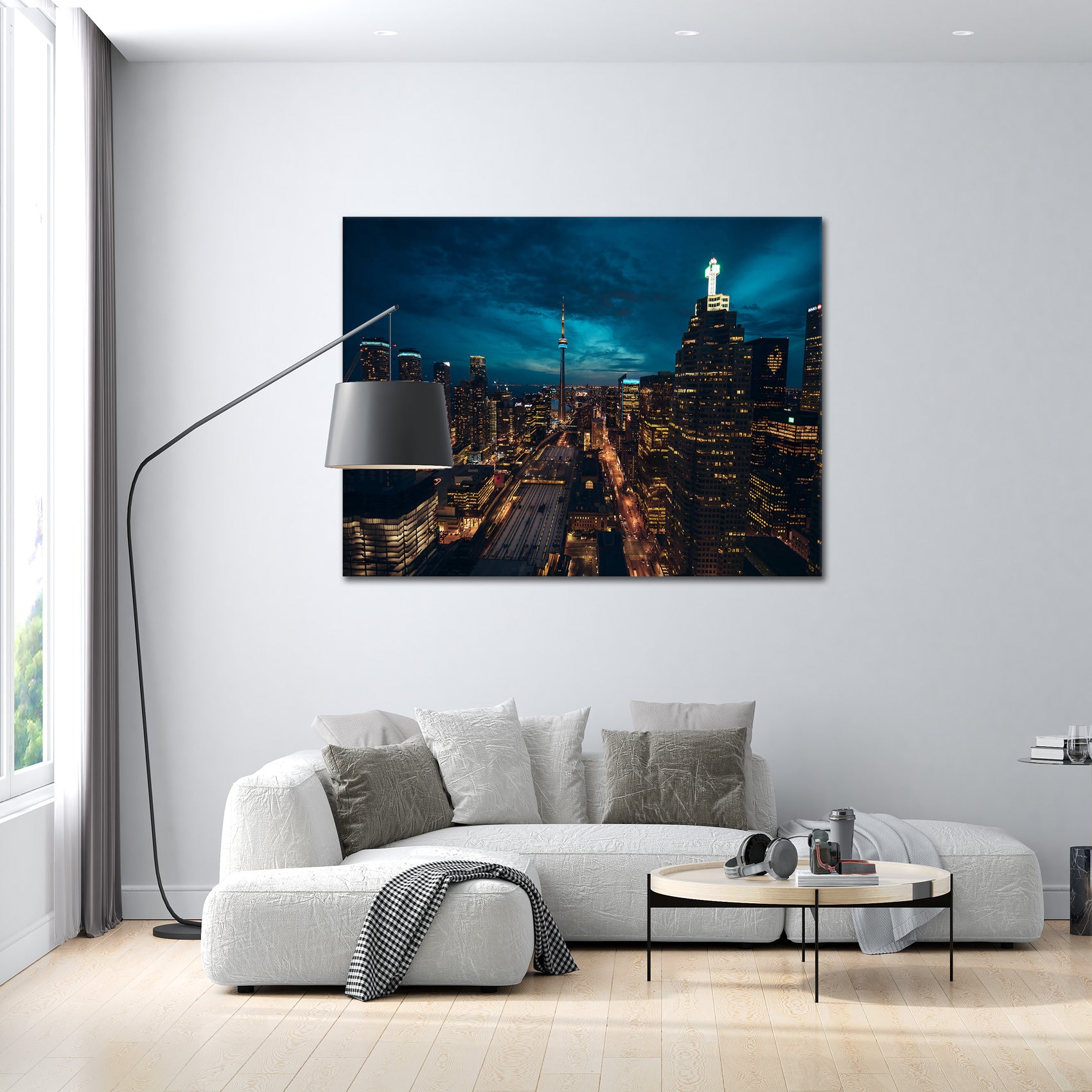 Midnight Metropolis - acrylic glass