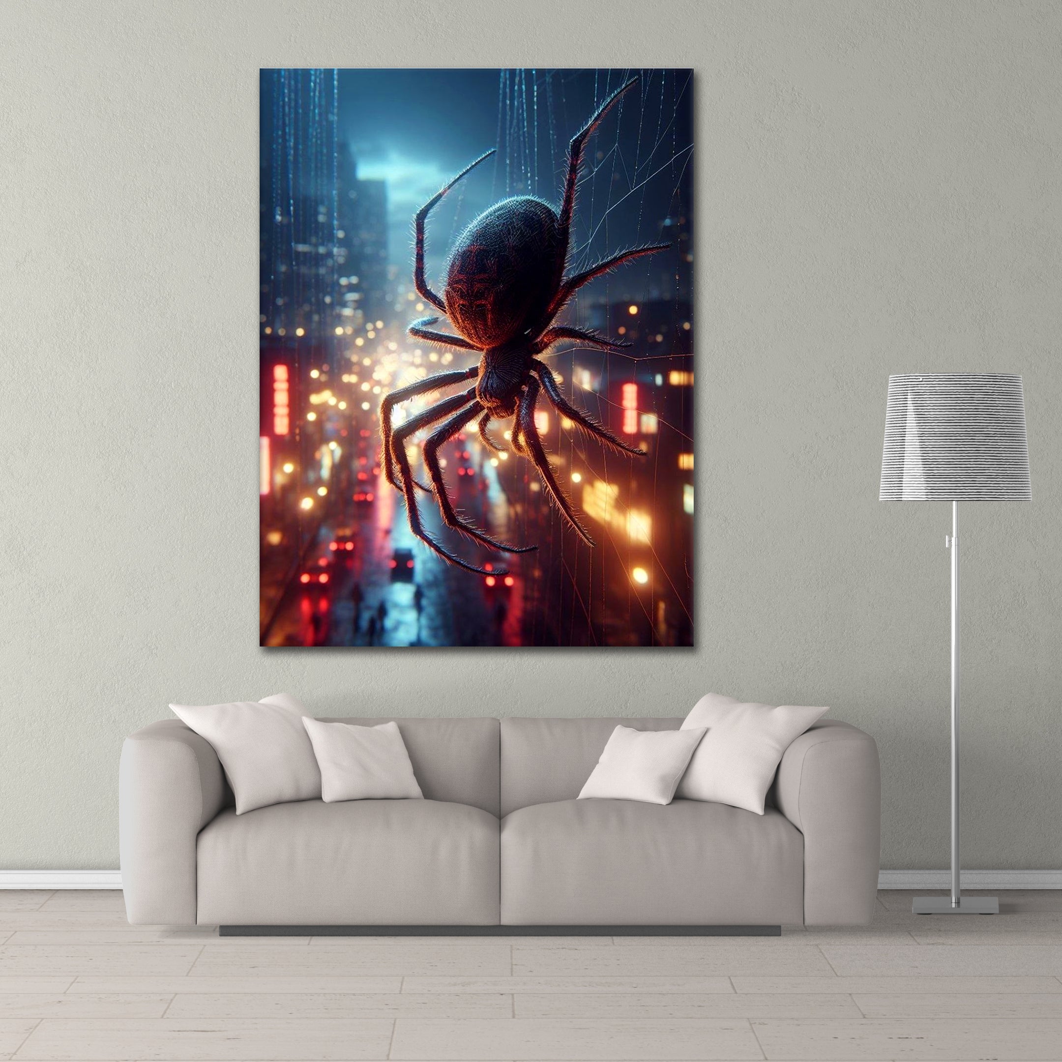 Skyscraper Spider - Alu Acrylglas