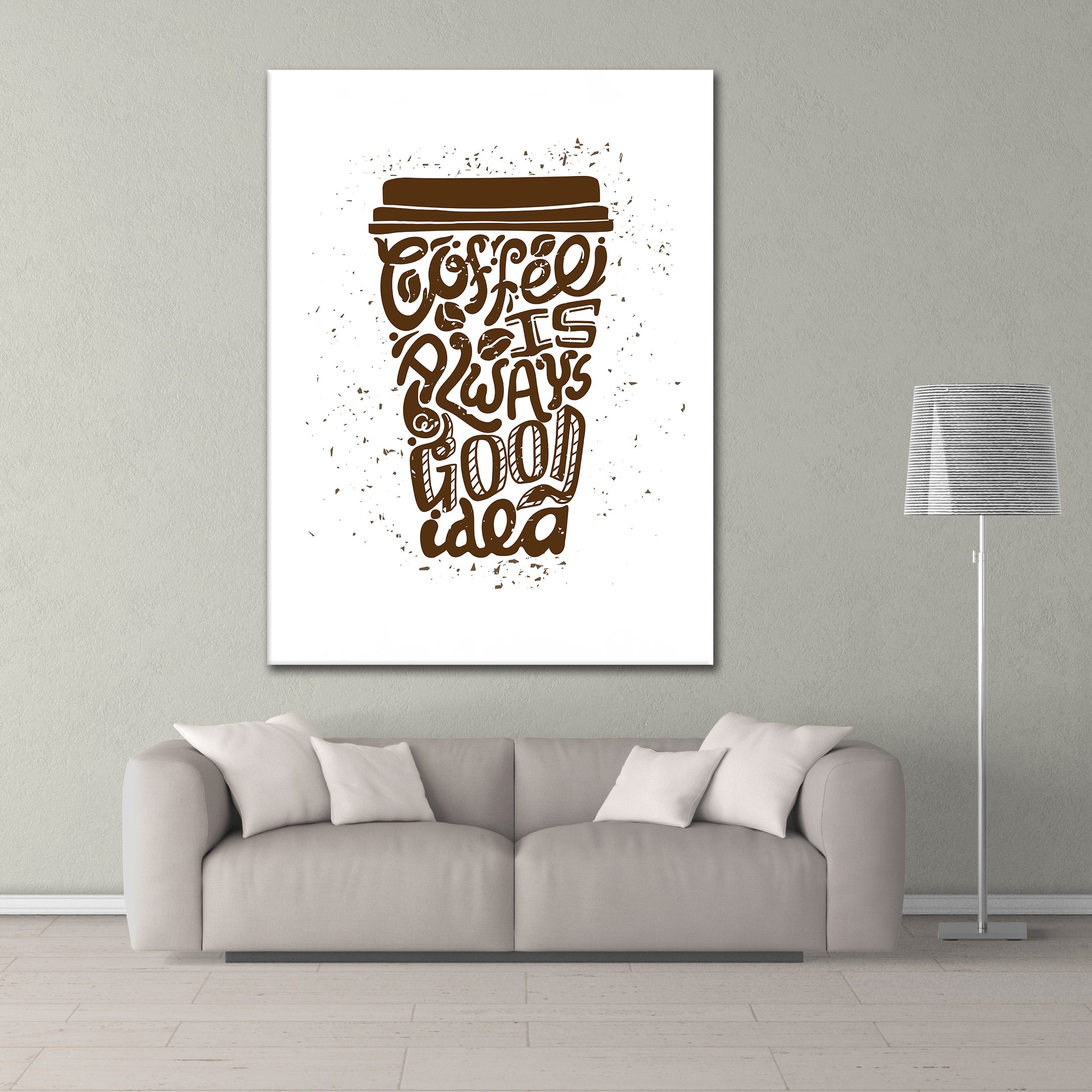 Caffeine Mantra - Acrylglas