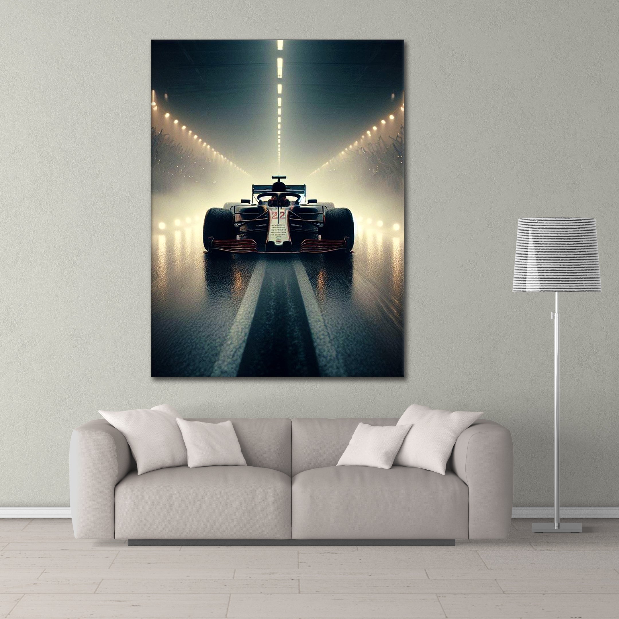 Race Night - Alu Acrylglas