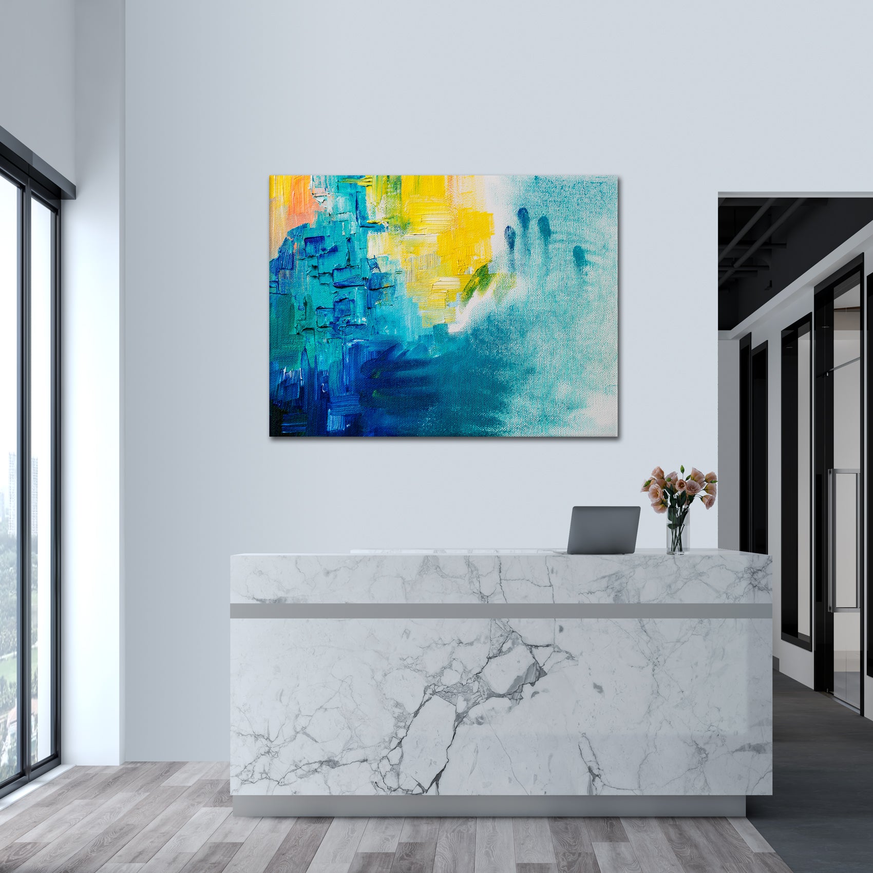 Cold Gradient - Alu Acrylglas