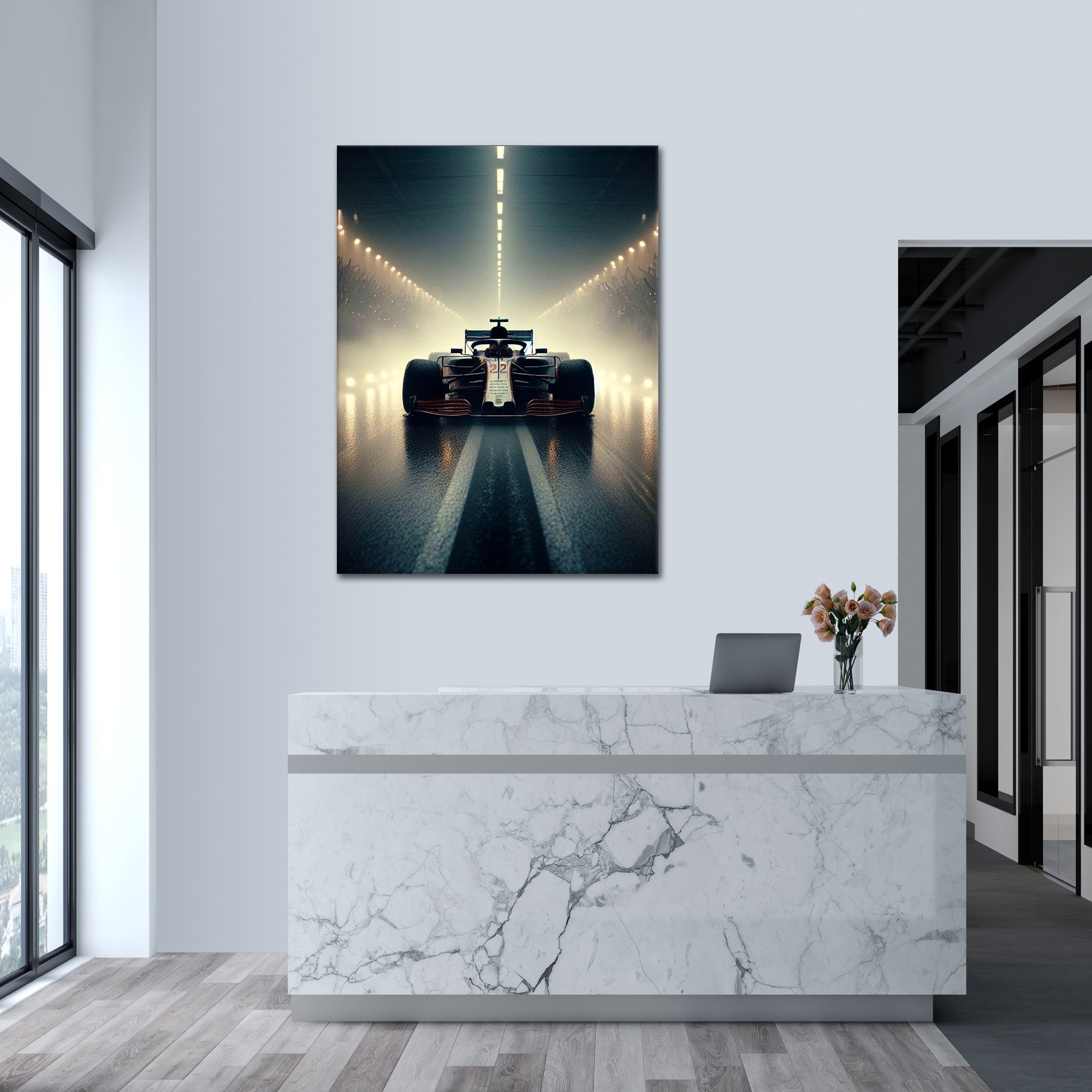 Race Night - Alu Acrylglas