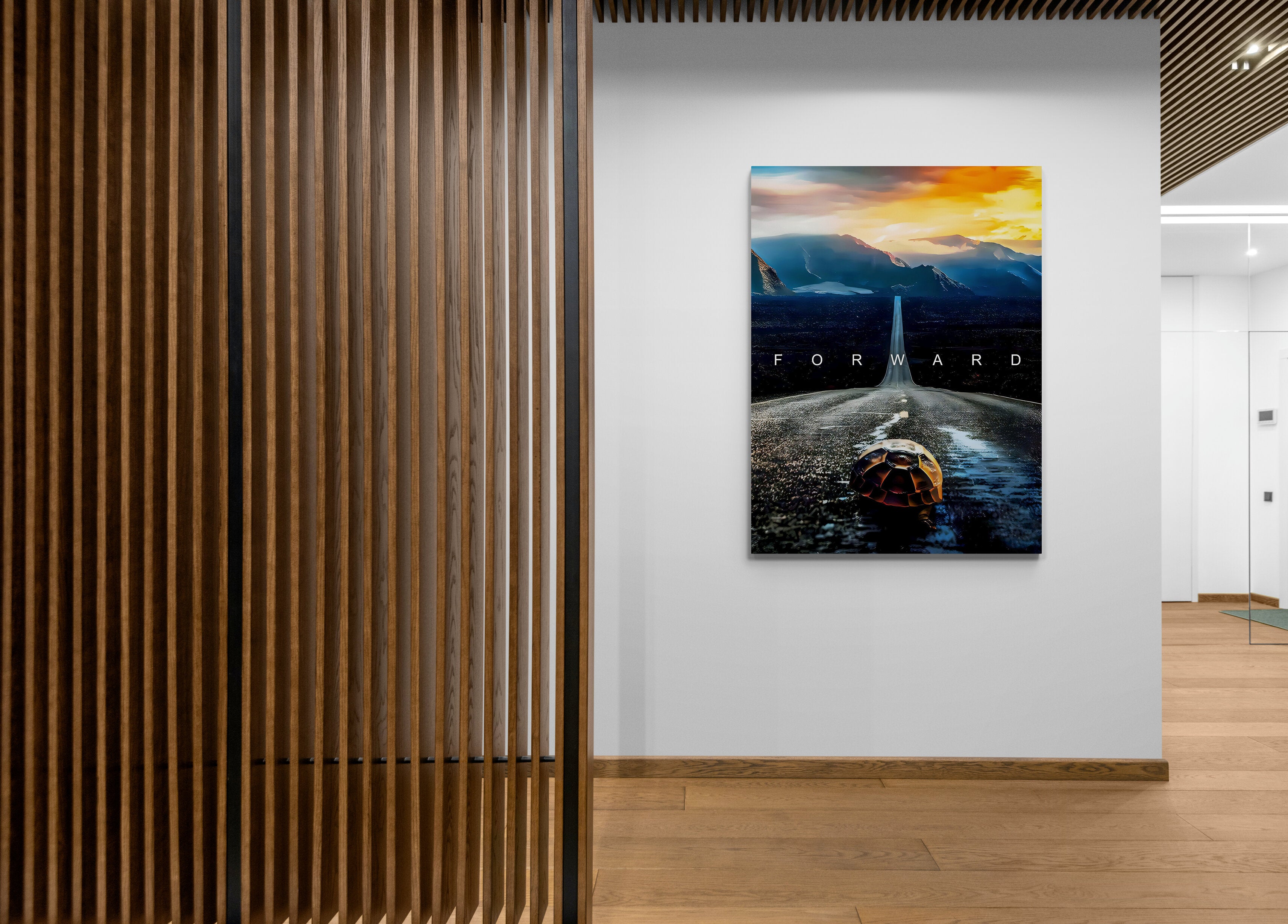 Always Forwards - Alu Acryglas