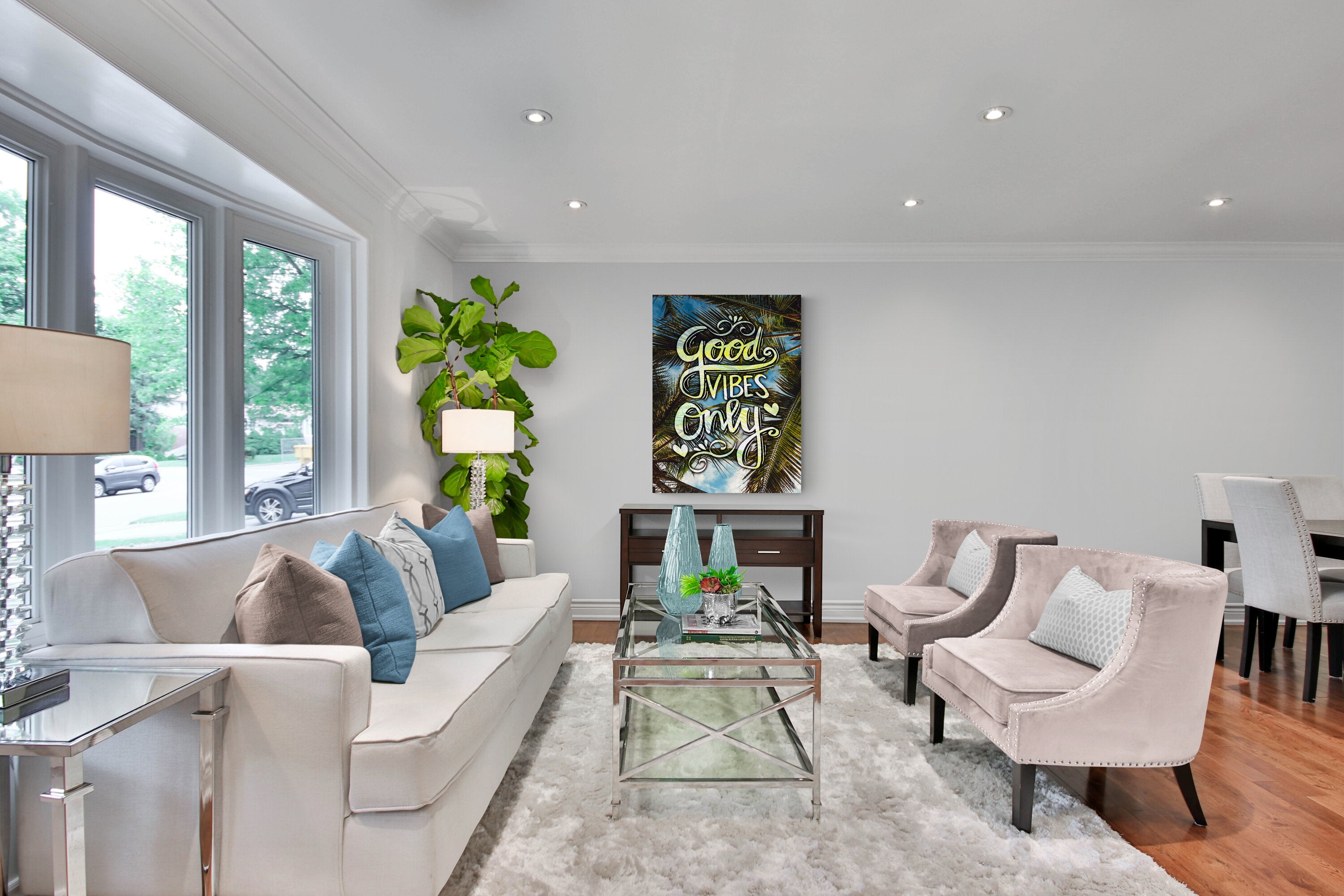 Good Vibes Only - Alu Acrylglas