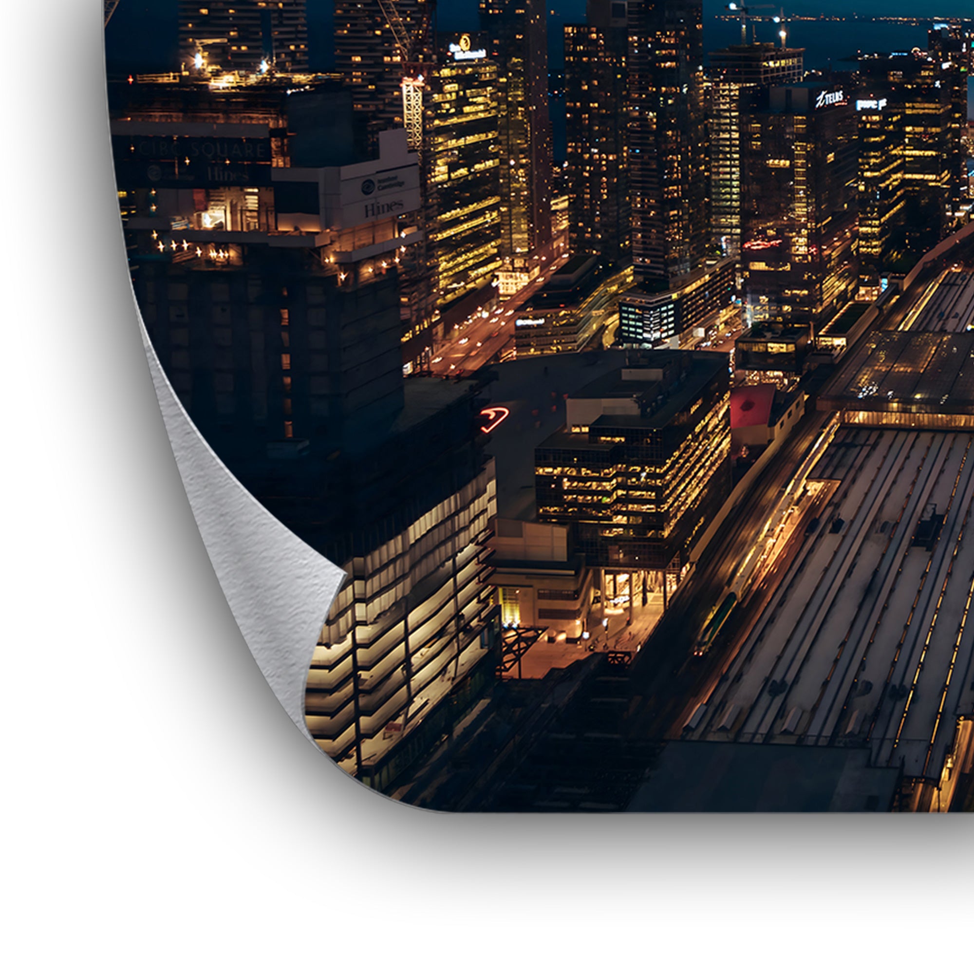 Midnight Metropolis - Leinwandbild