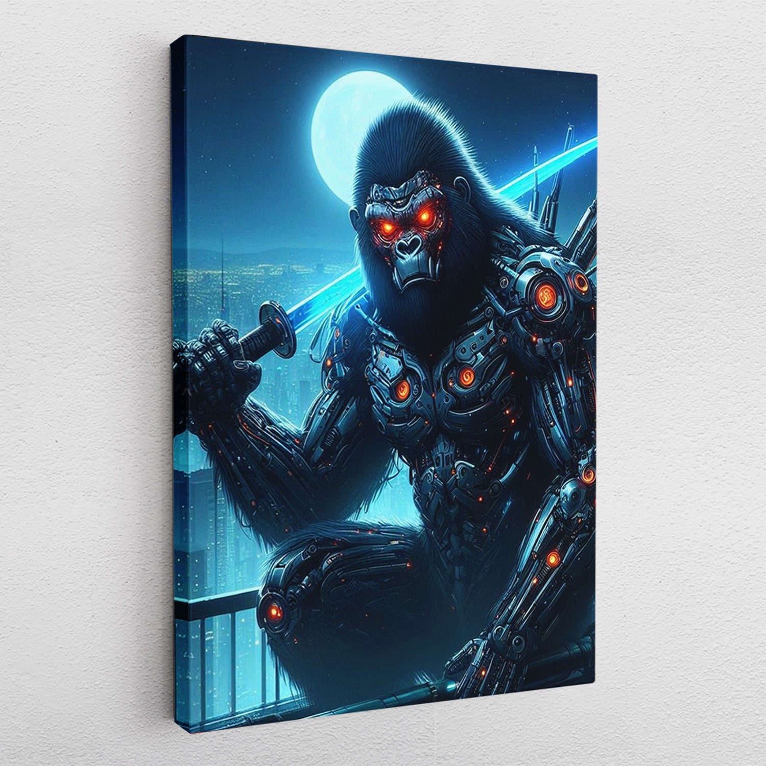 Mech Gorilla - Leinwandbild