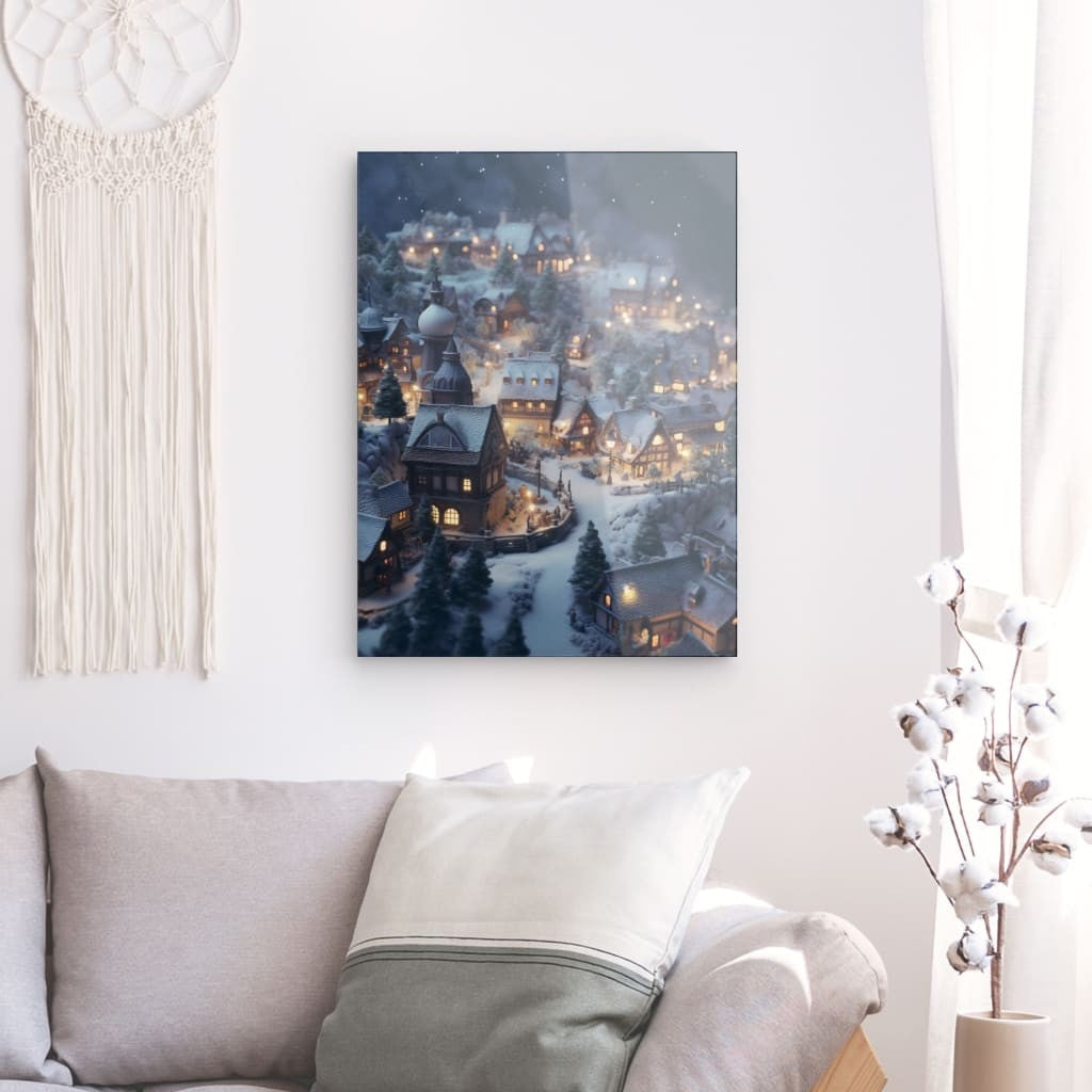 Winter Village - Alu Acrylglas