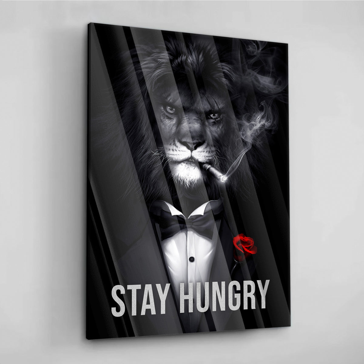 Stay Hungry - алуминиево акрилно стъкло