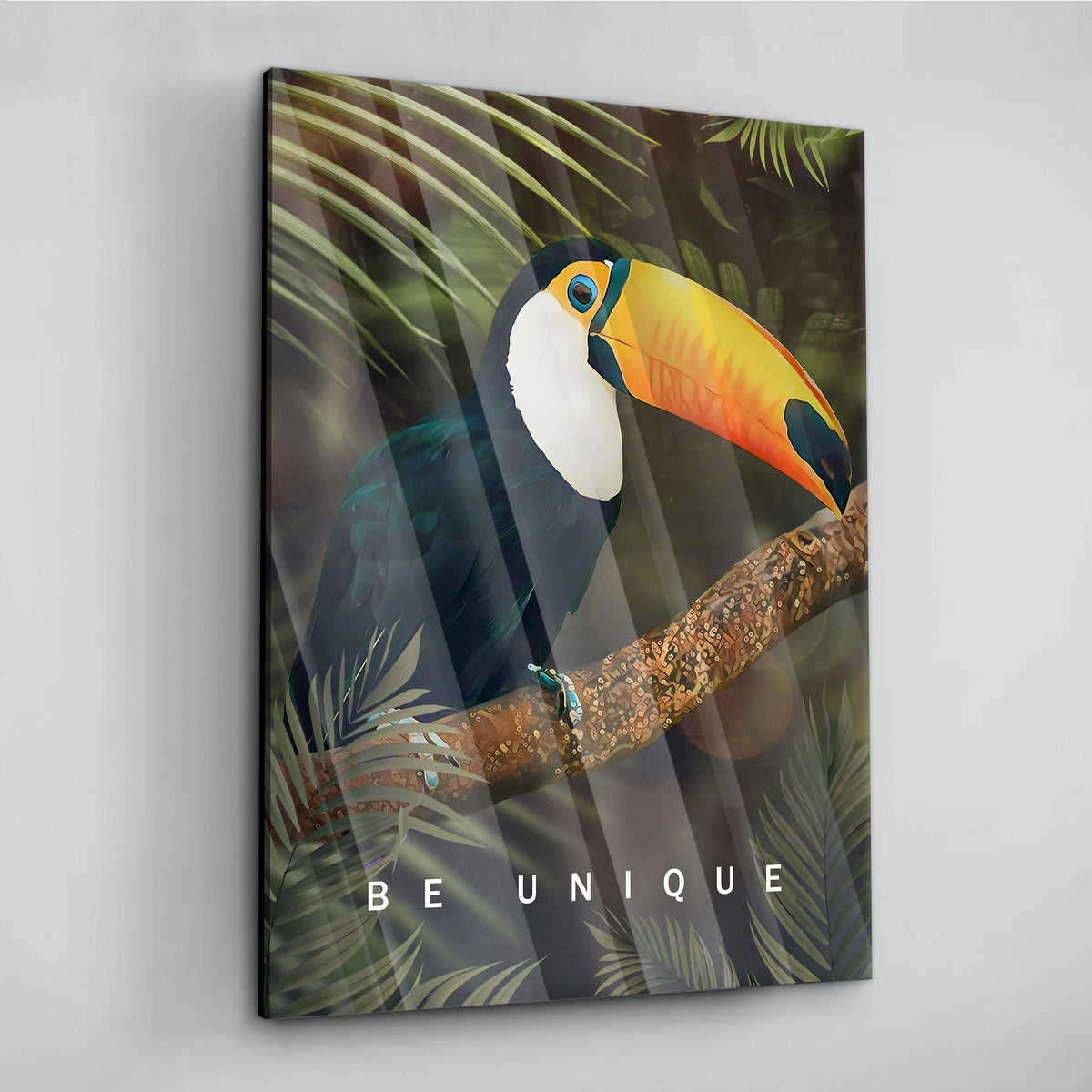 Unique Toucan - Alu Acrylglas