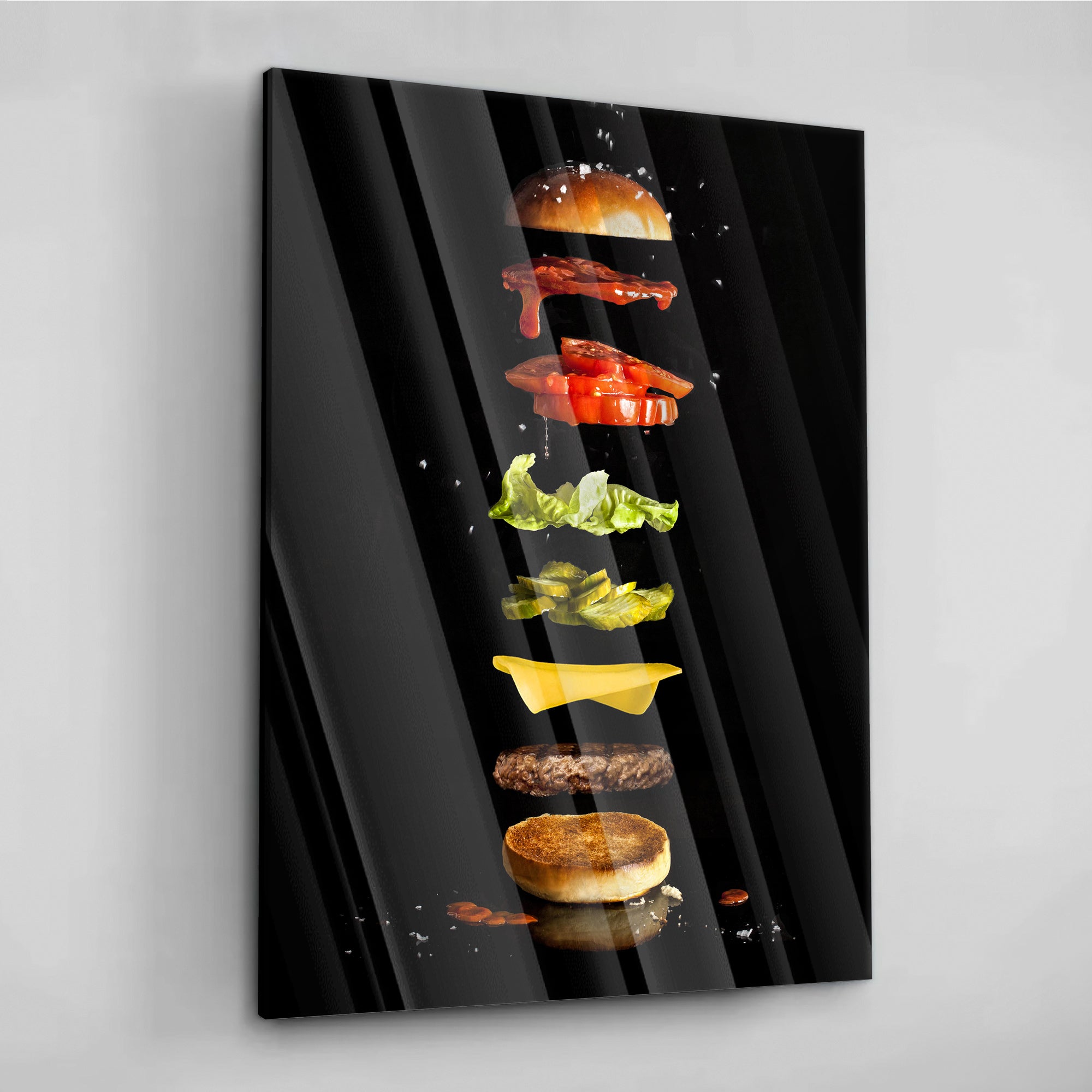 Cinematic Cheeseburger - canvas picture