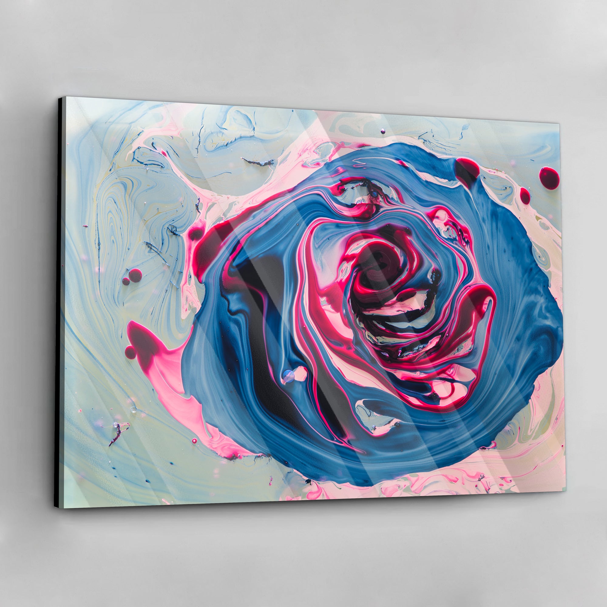 Abstract Rose - Alu-Acrylglas