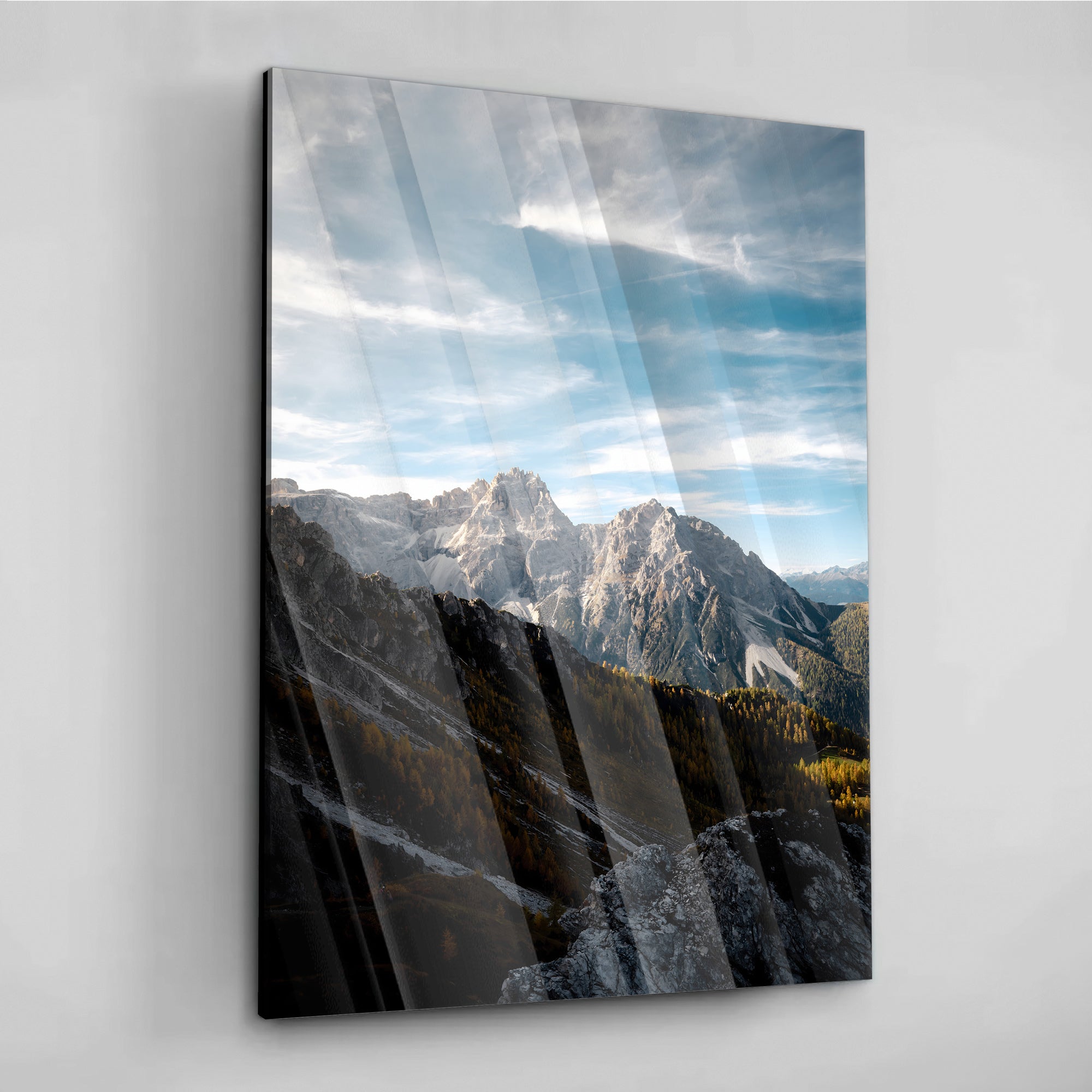 Mountain Horizon - aluminum acrylic glass