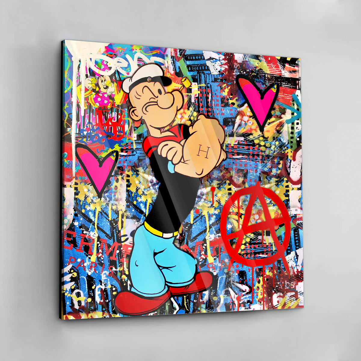 Popeye Anarchy - Alu Acrylglas