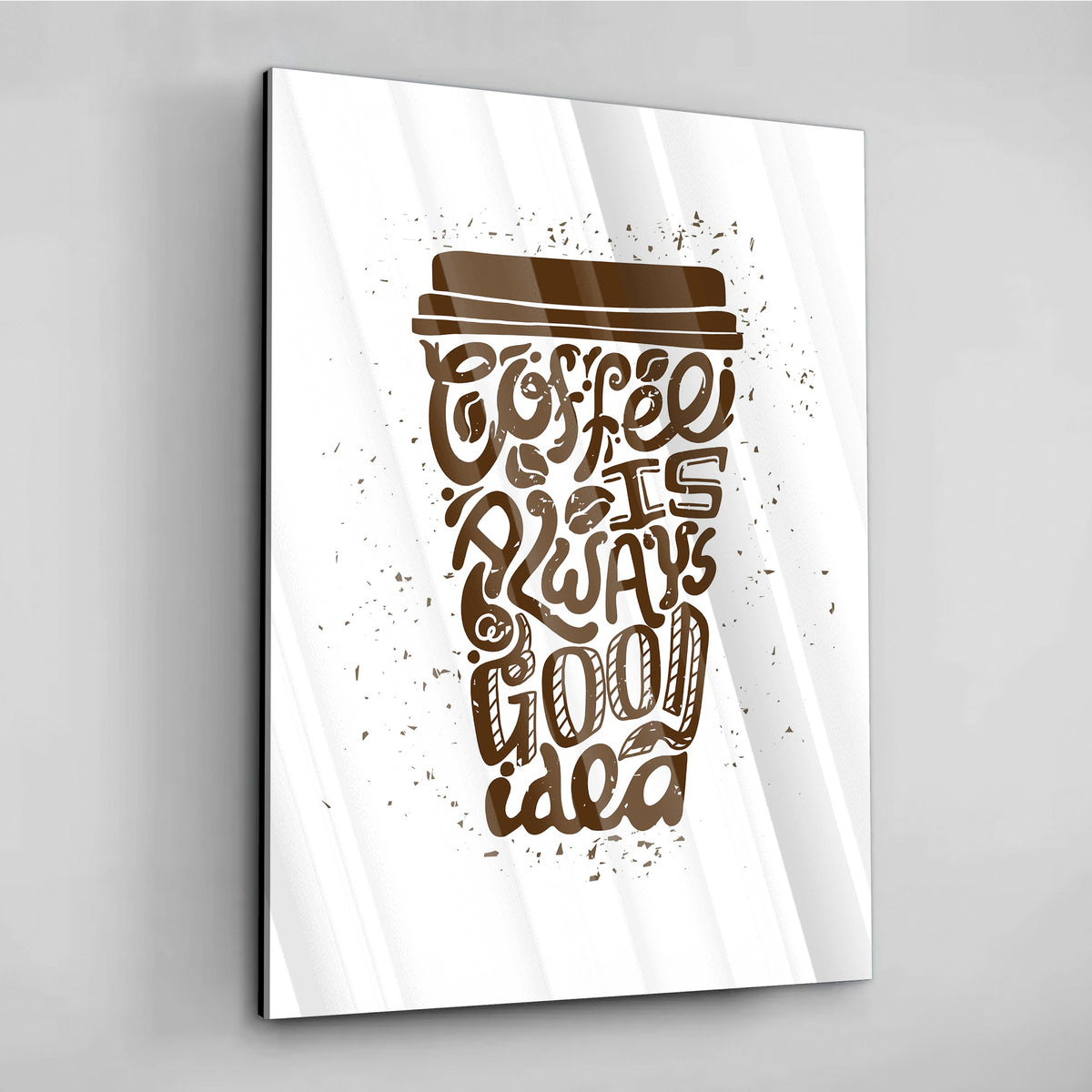 Caffeine Mantra - Alu-Acrylglas