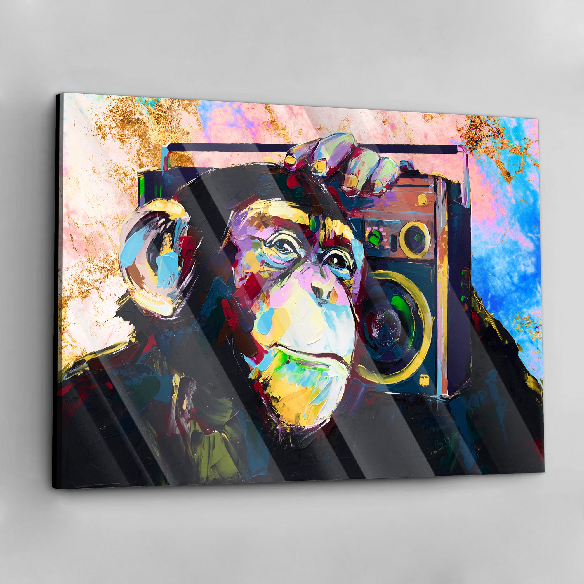 Monkey Jam 2.0 - canvas picture