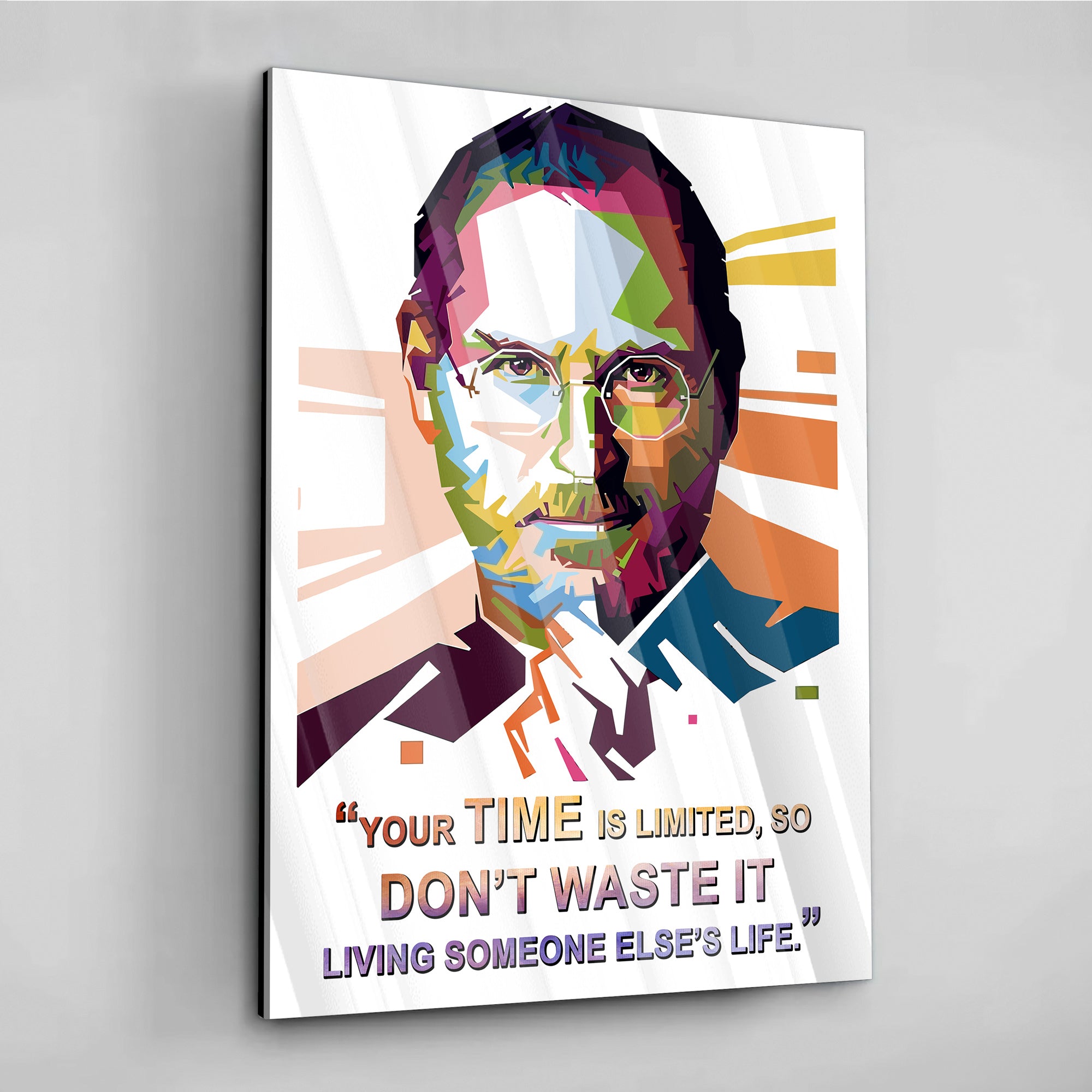 Time Is Limited - aluminum acrylic glass