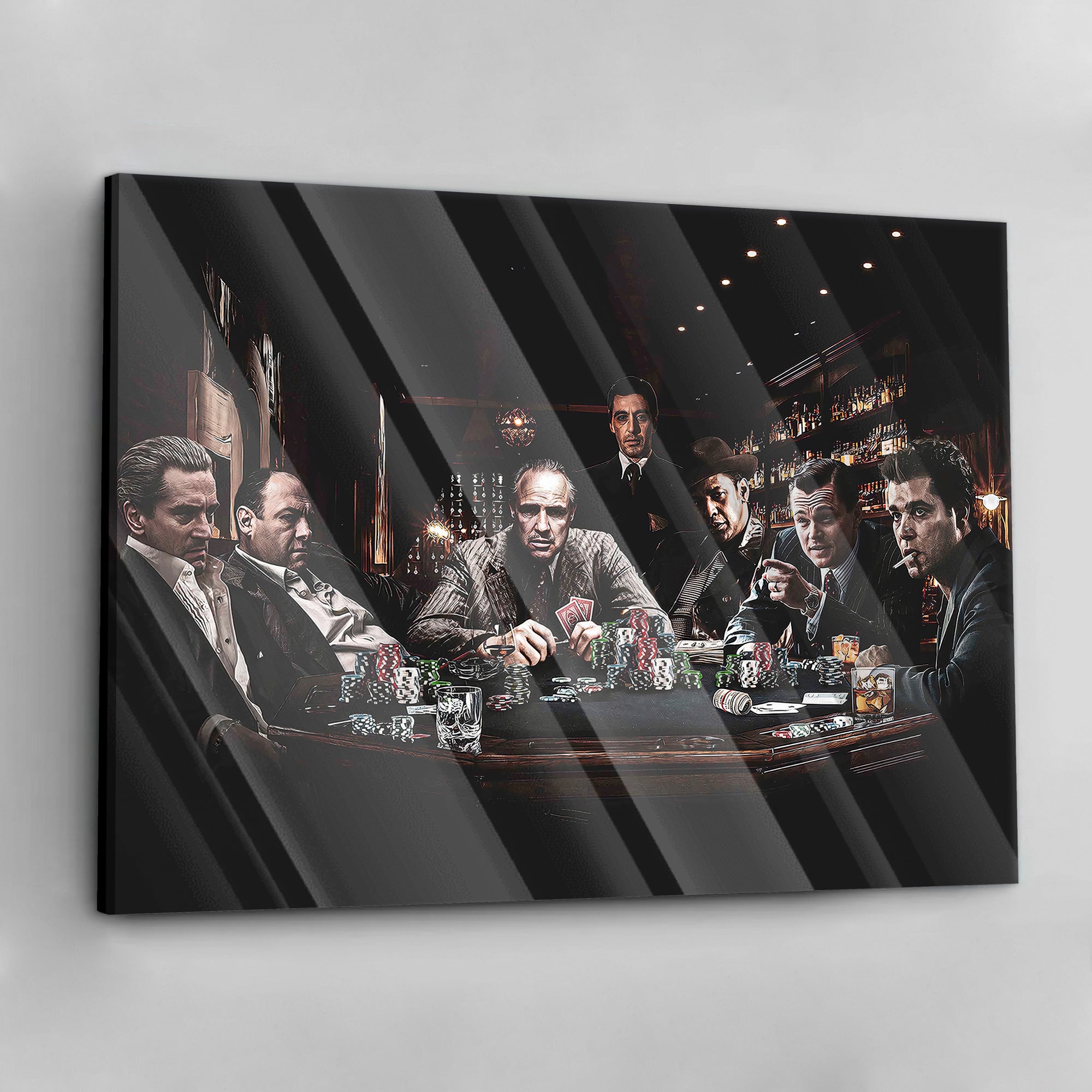 Gangsters - aluminum acrylic glass