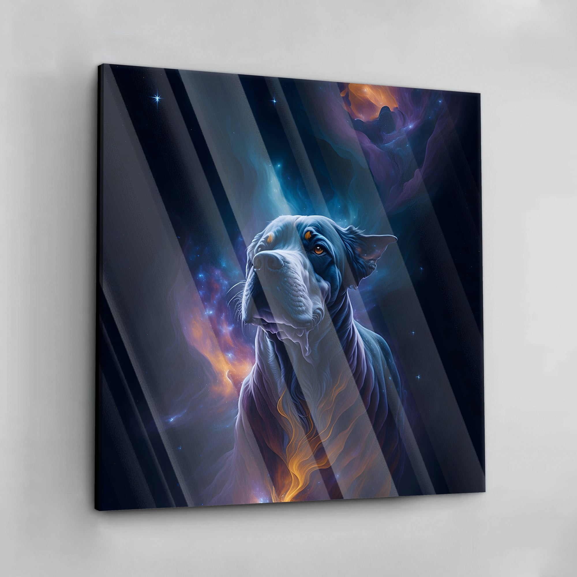 Space Dog - aluminum acrylic glass