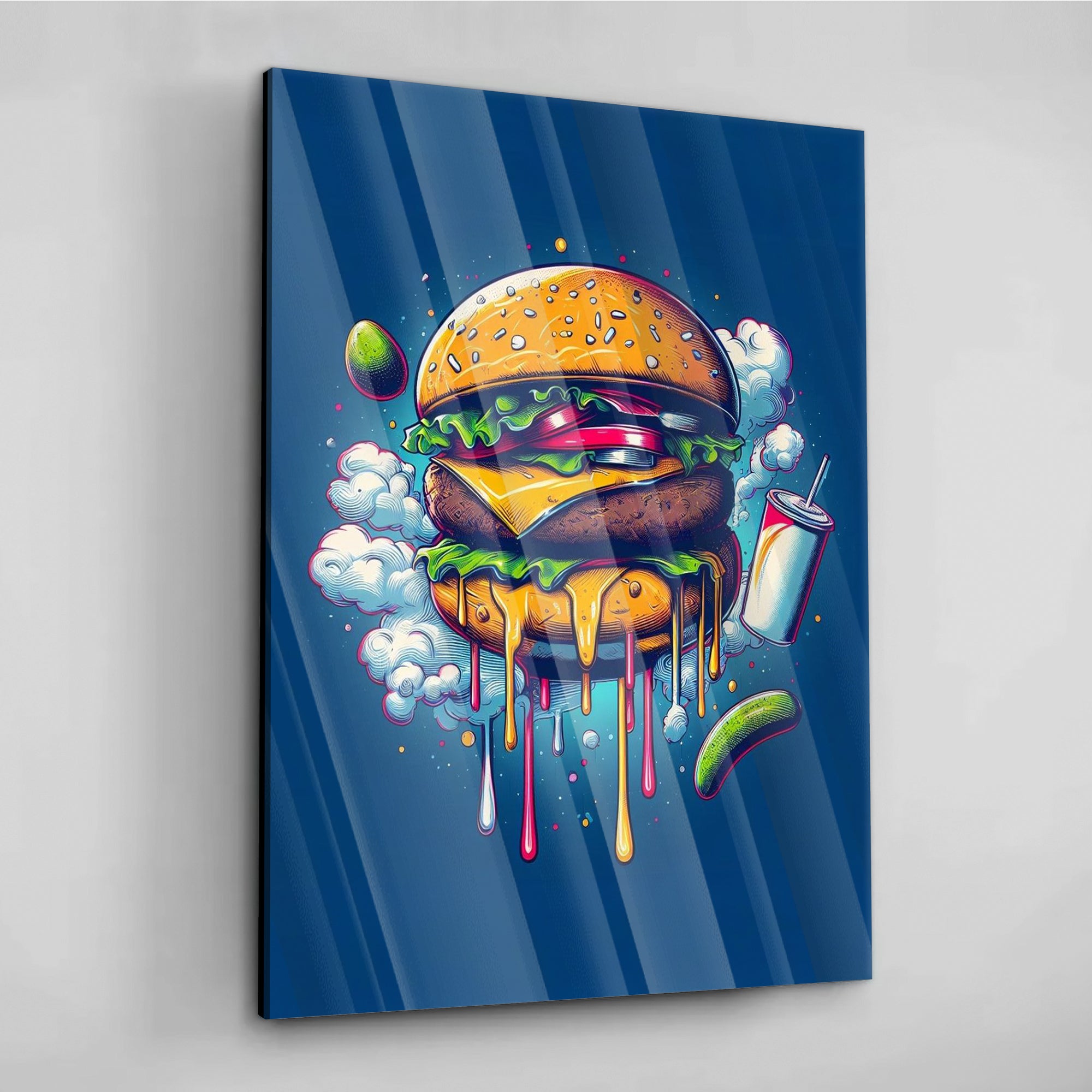 Dream Burger - Alu Acrylglas