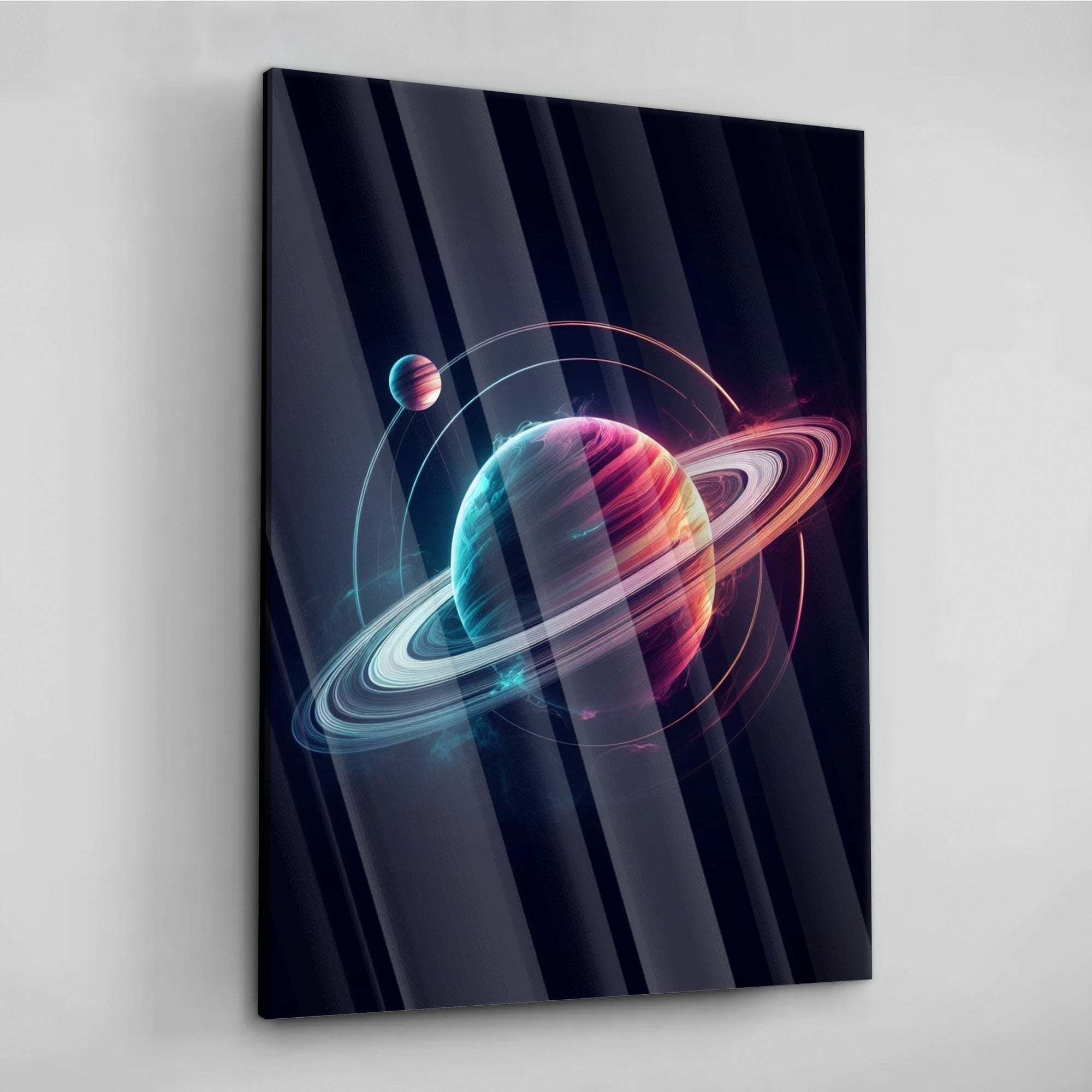 Saturn Galactic Rings - Leinwandbild