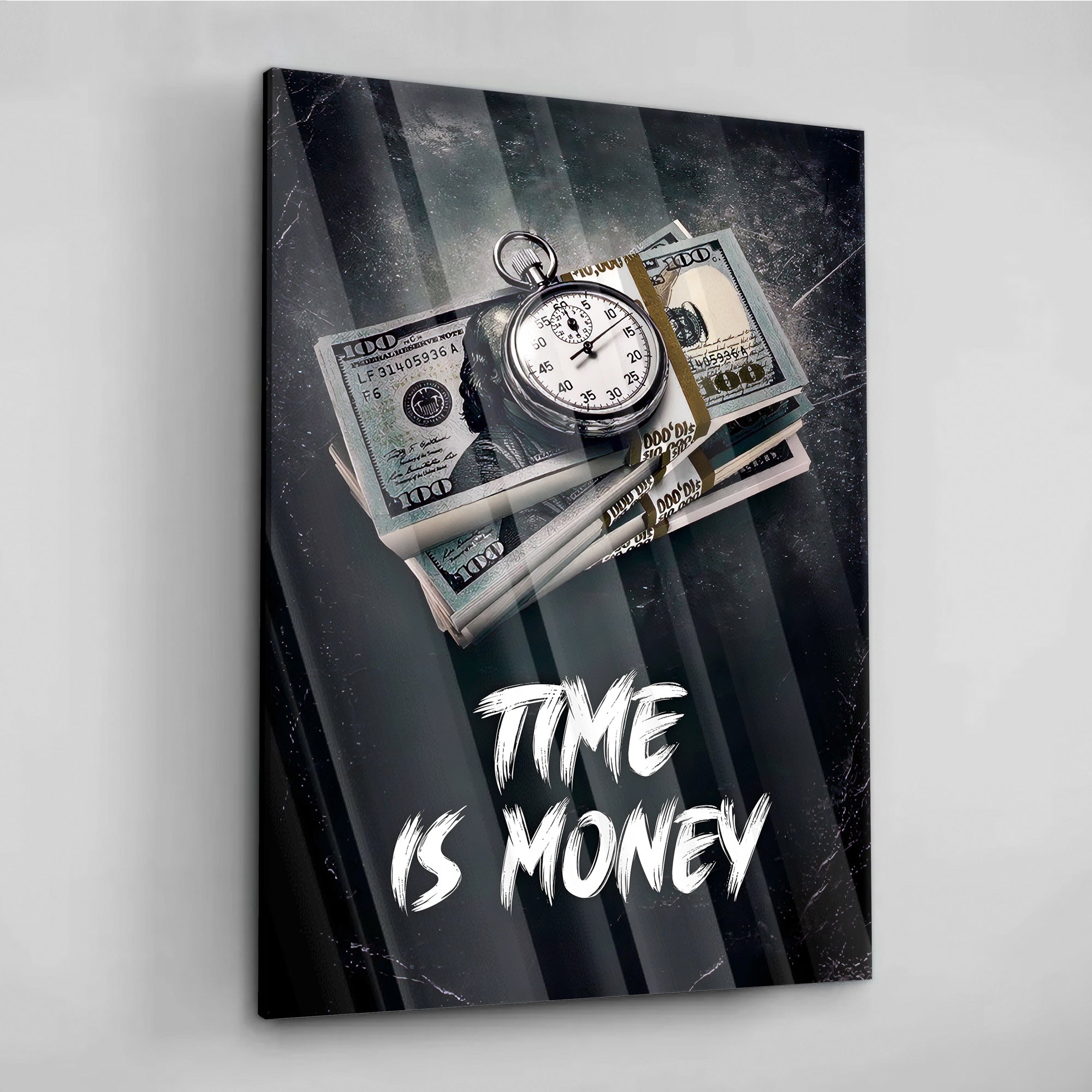 Time Is Money 2.0 - Leinwandbild