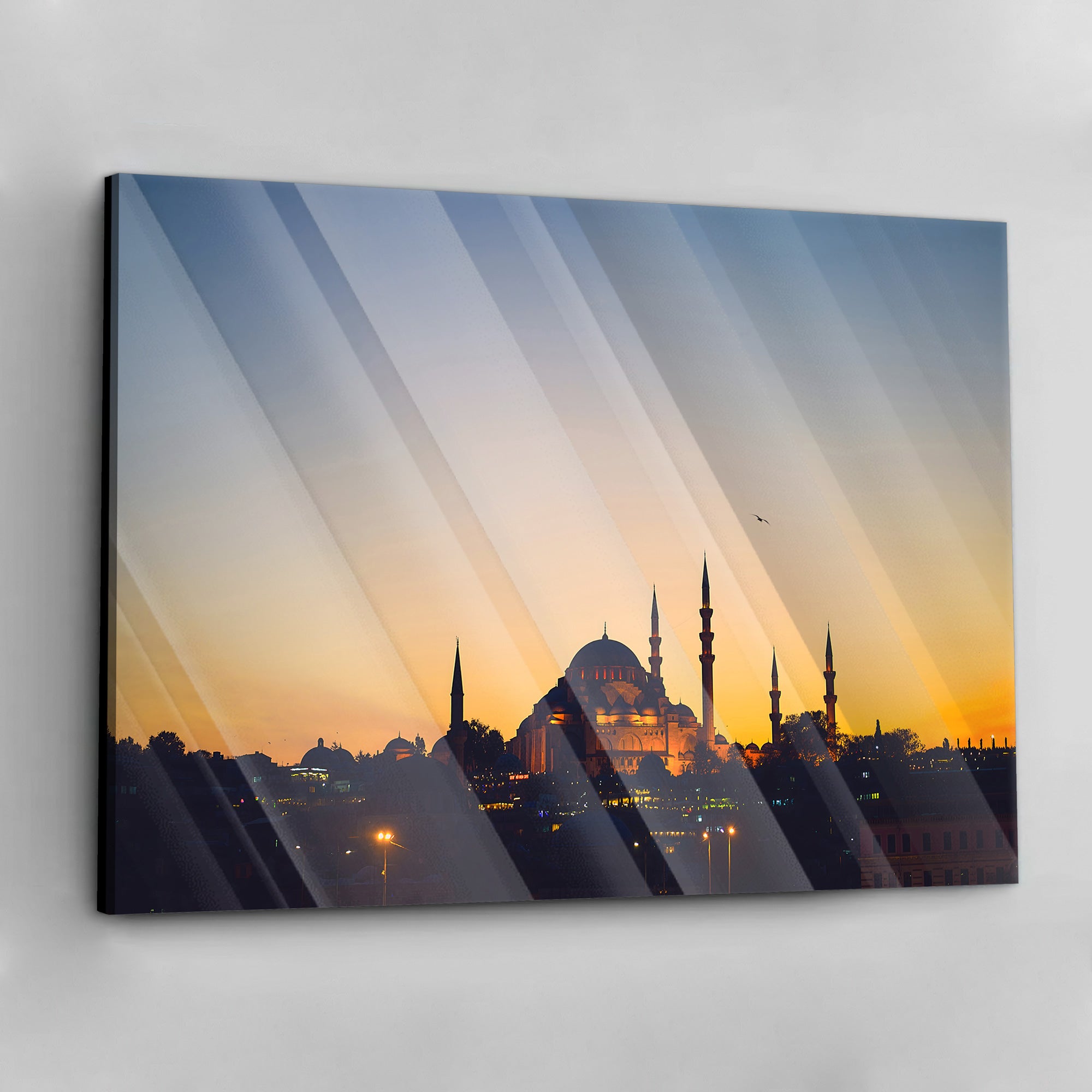 Dusk Mosque - aluminum acrylic glass