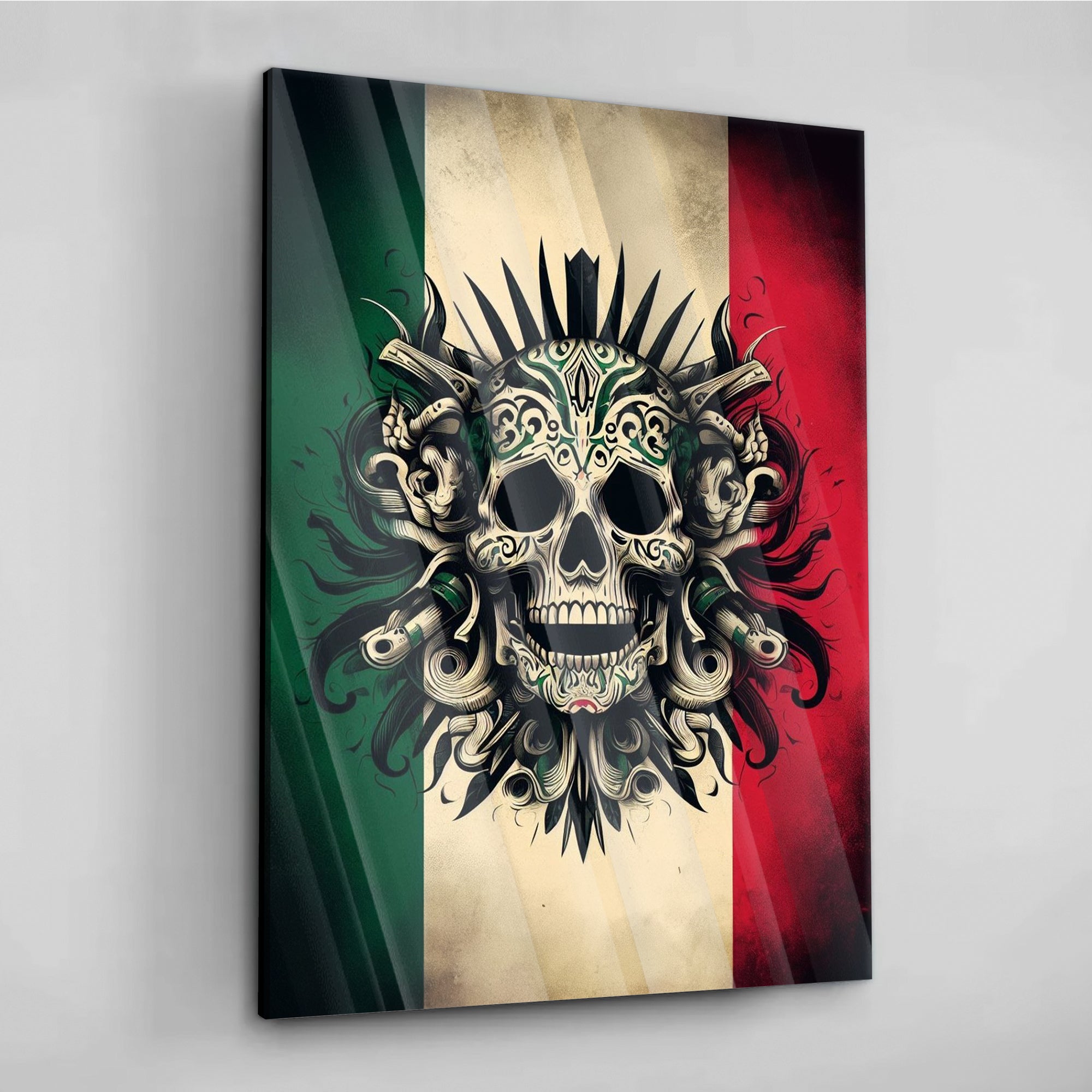 Mexican Skull -  Alu Acrylglas