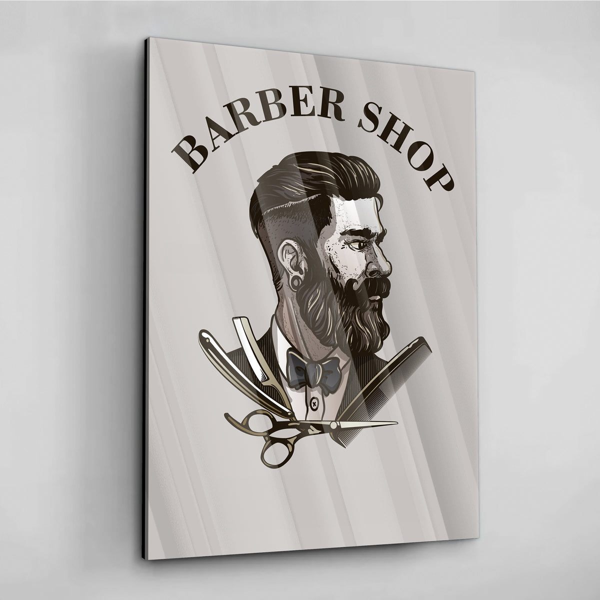 Barber Art - Alu-Acrylglas