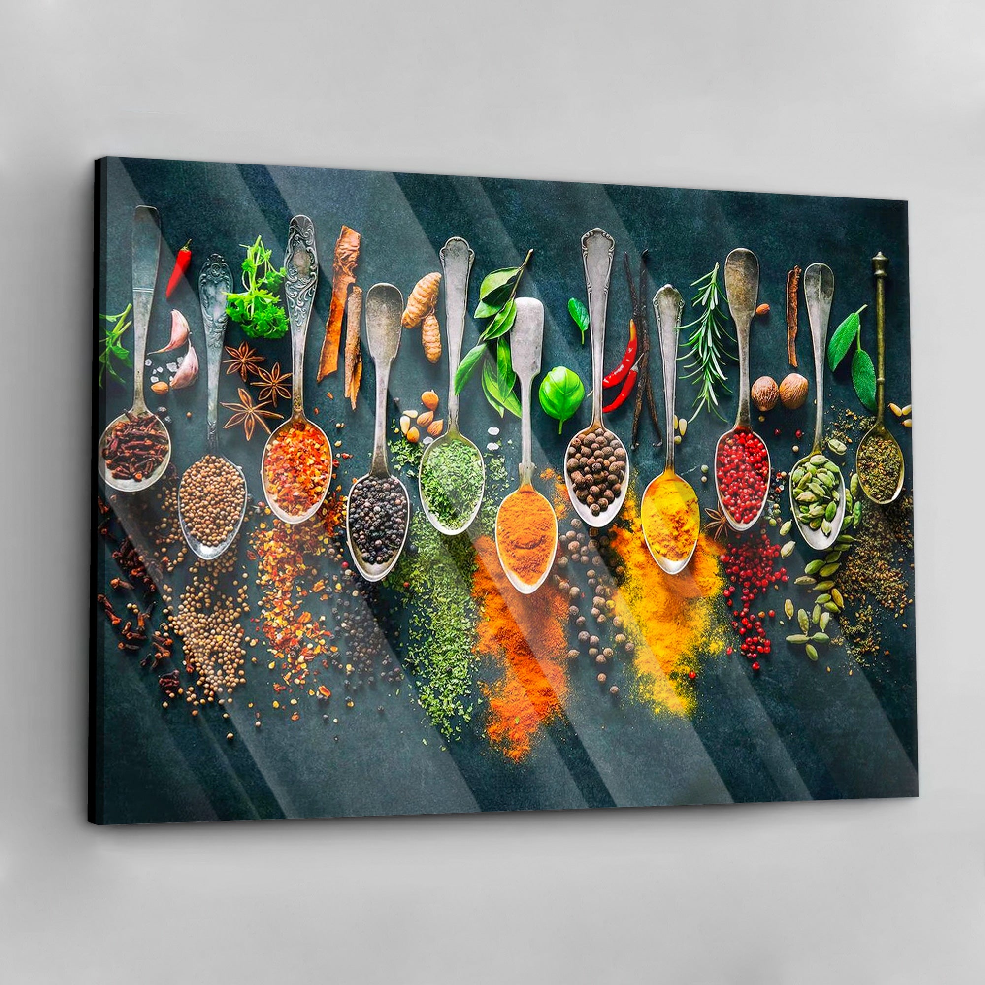 Colorful Spices - Alu Acrylglas