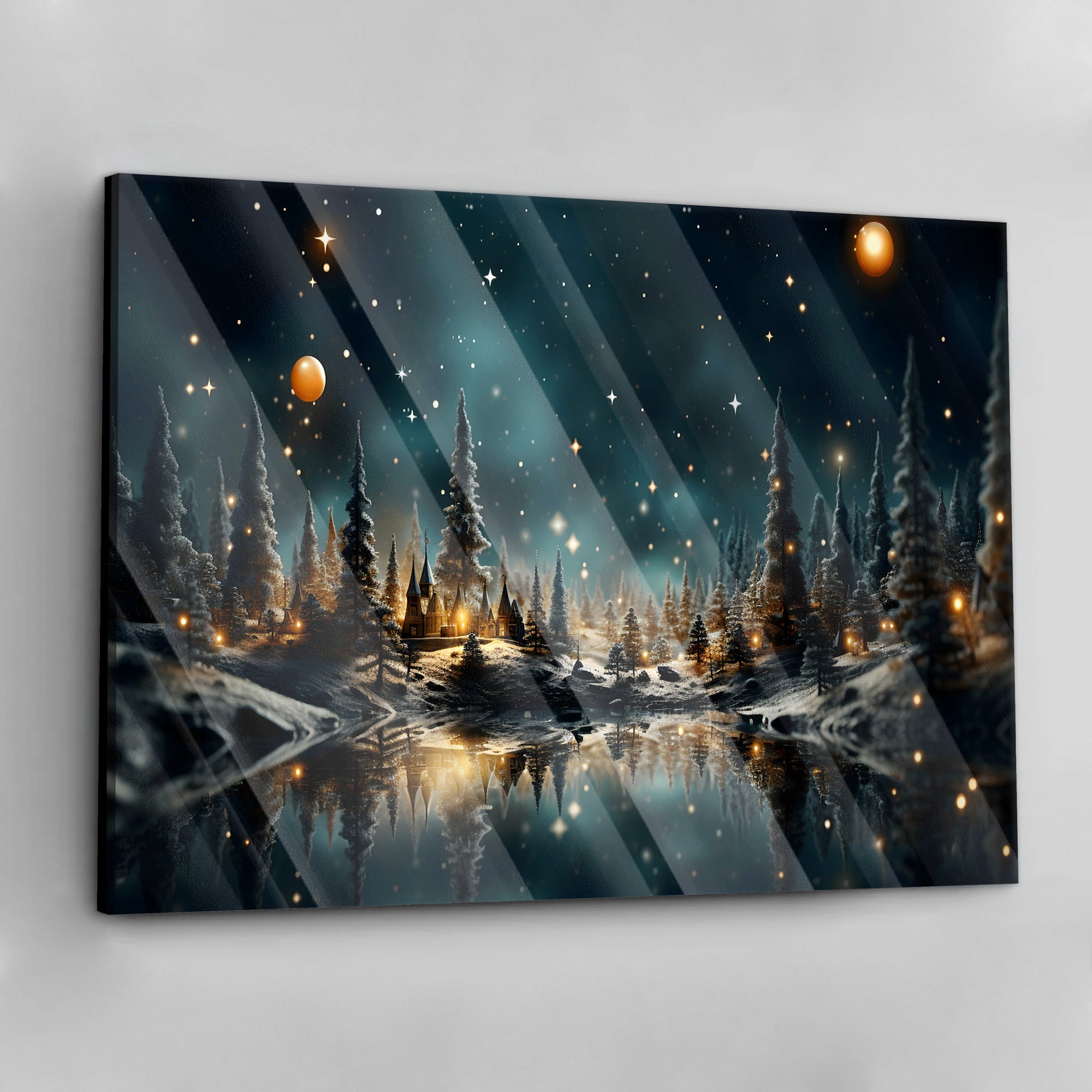 Lake of Lights - Alu Acrylglas