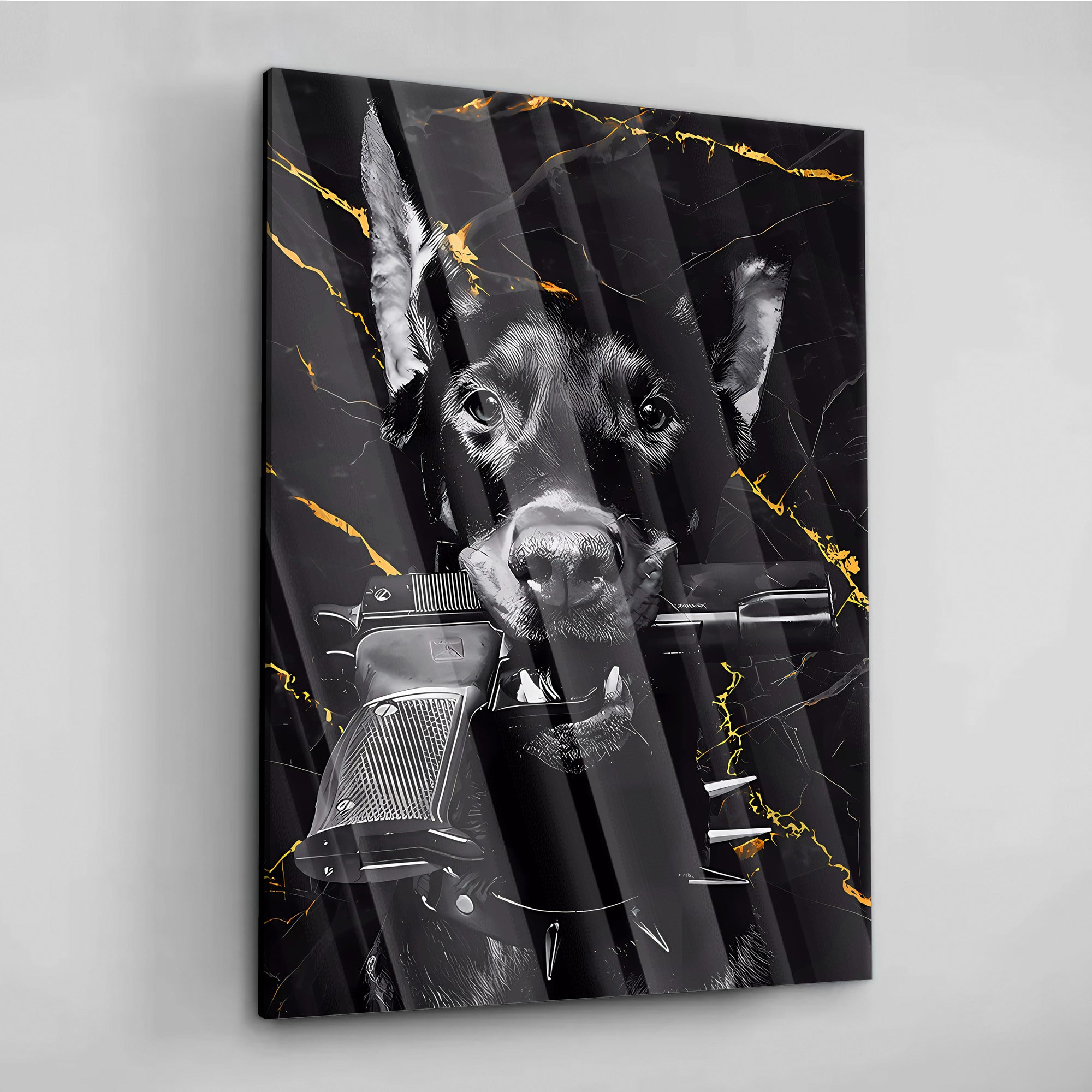 Pistol Fetch - aluminum acrylic glass