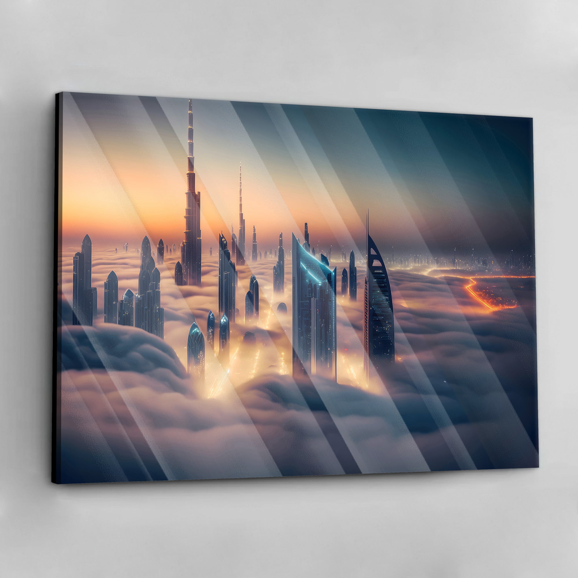 Sky City - Alu Acrylglas