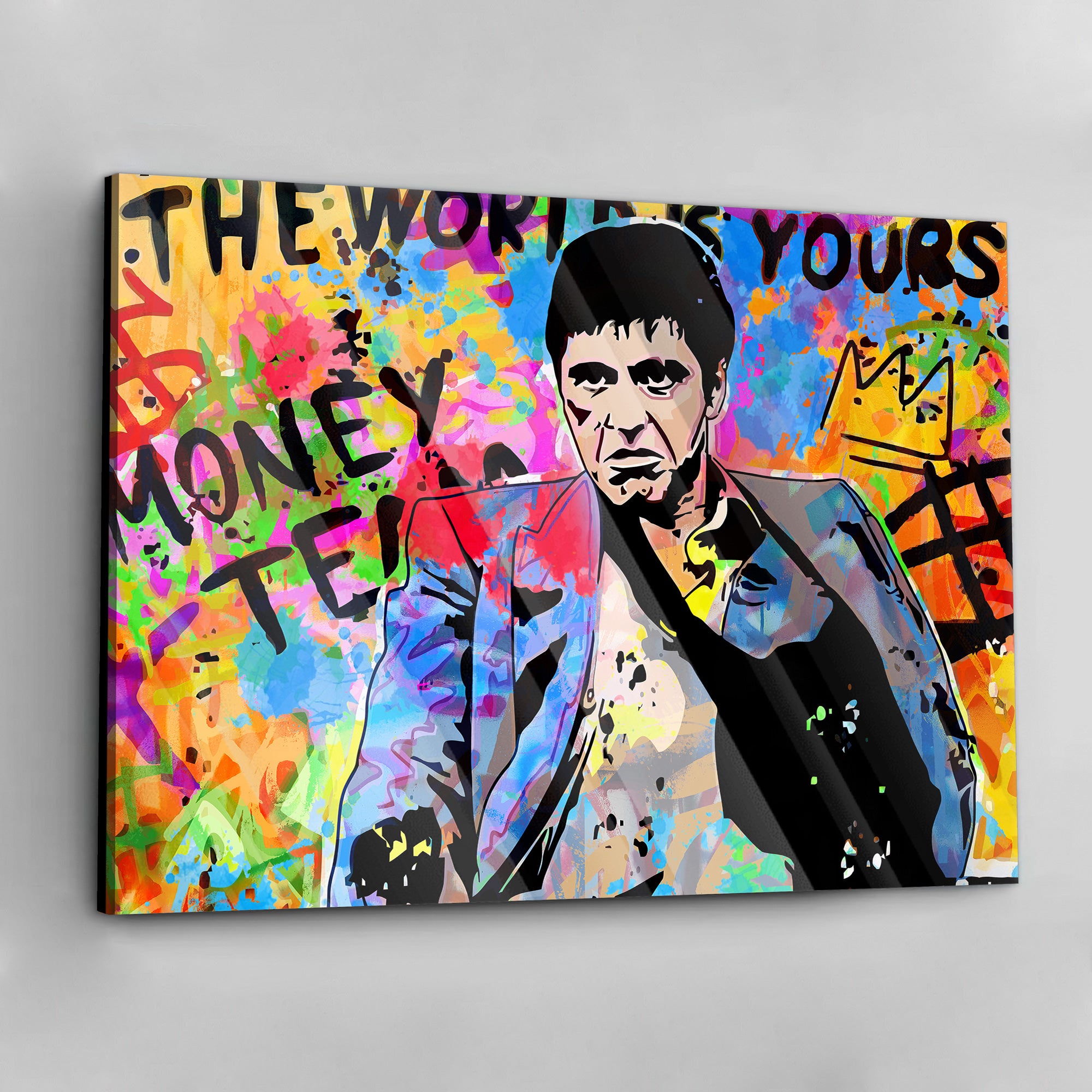 Tony Montana - Alu Acrylglas